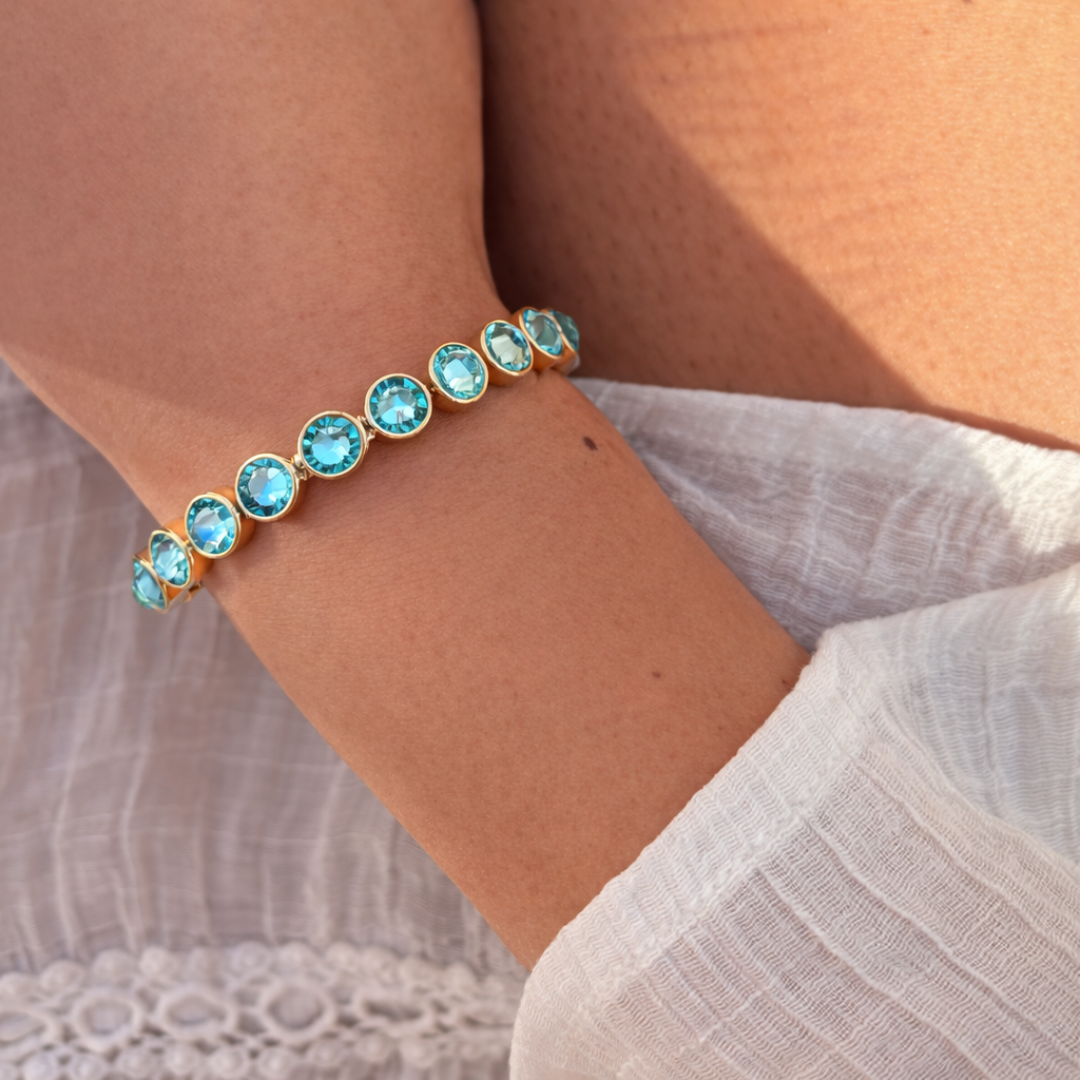 Pulsera Tennis con Cristales de Austria Nueva colección-3