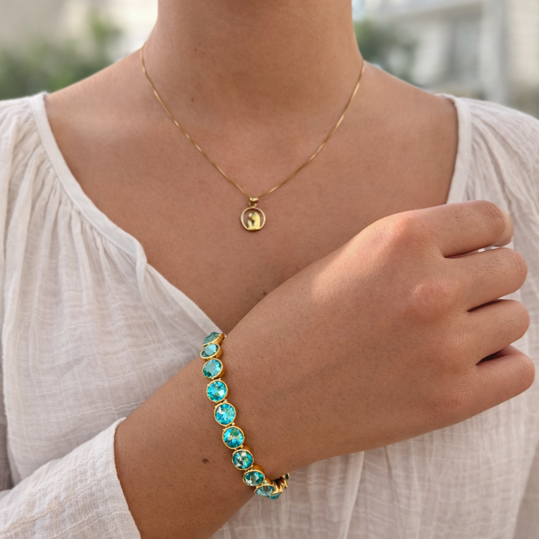 Pulsera Tennis con Cristales de Austria Nueva colección-4