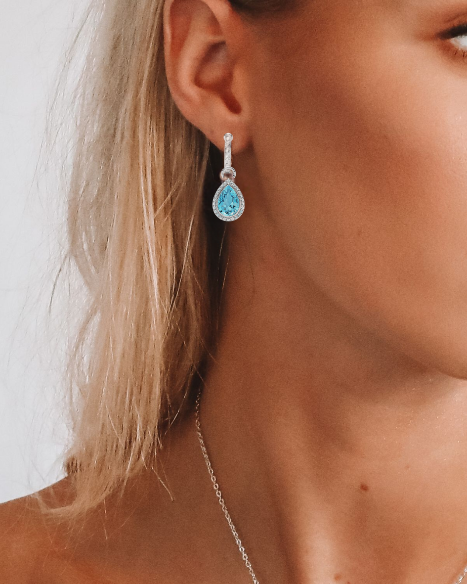 Aros Eternity Cristal Austria en Rodio con Charms-3