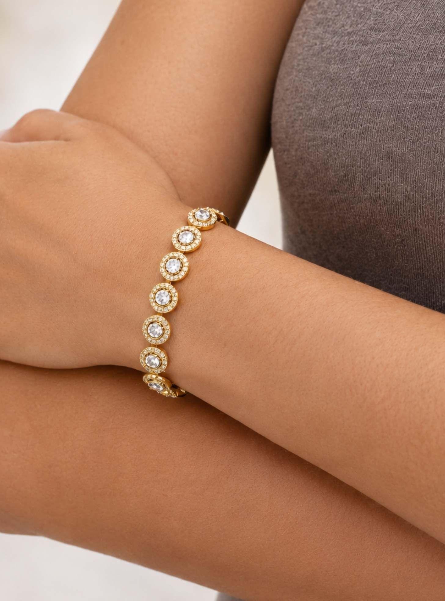 Pulsera Angelical Cristales de Austria Ajustable-5