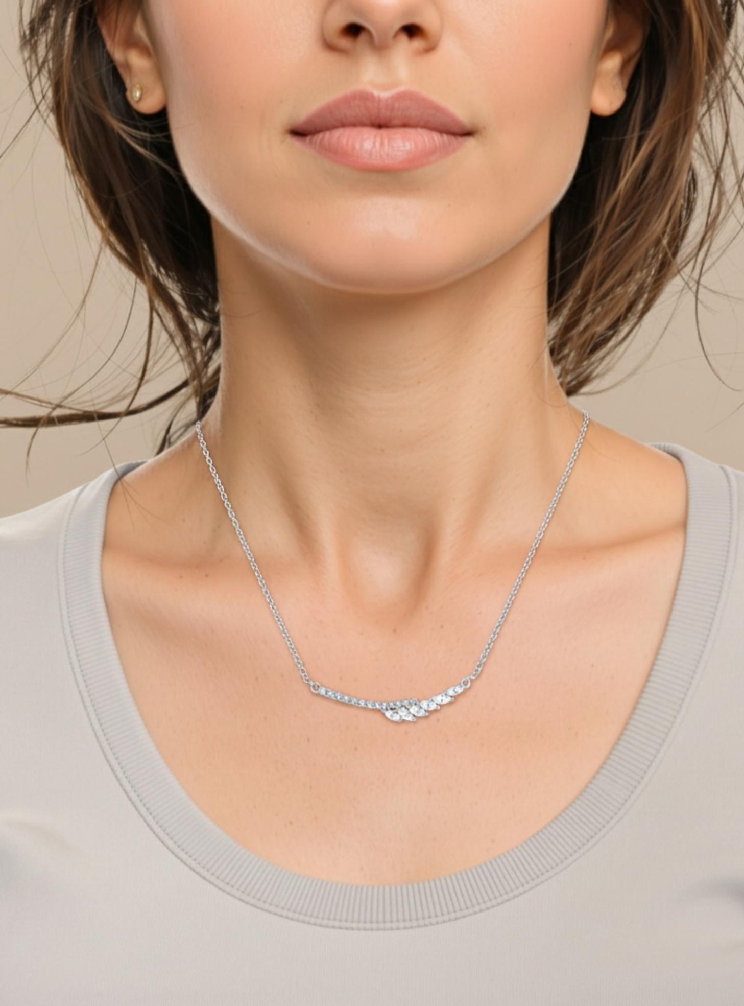 Collar Mujer con Cristales de Austria y Rodio – Laeta César-4