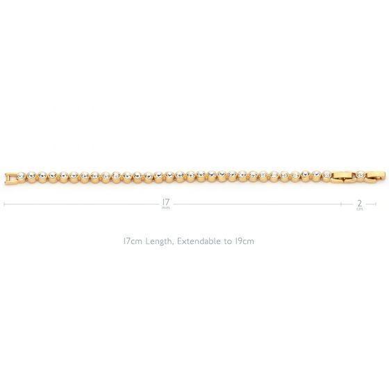 Pulsera Tennis con Cristales Swarovski Austriacos-6