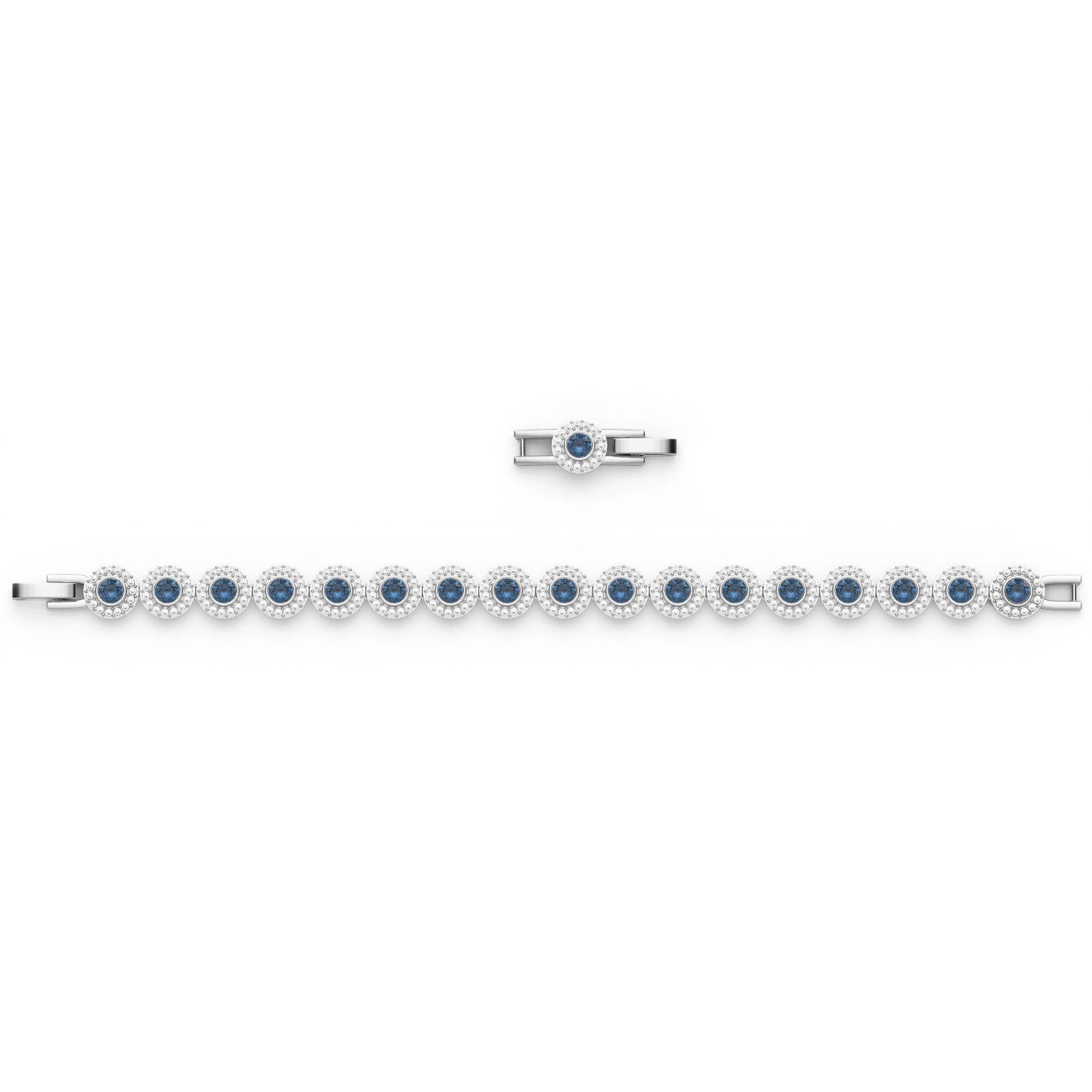 Pulsera Angelical Azul Montana con cristales de Swarovski de Austria-4