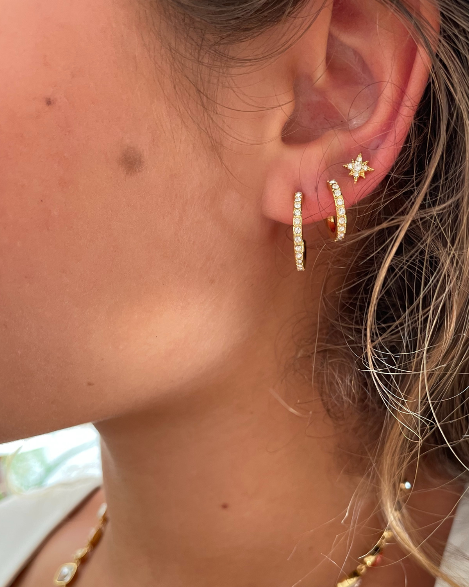 Argolla Eternity de 18 mm con Cristales de Austria en oro-1