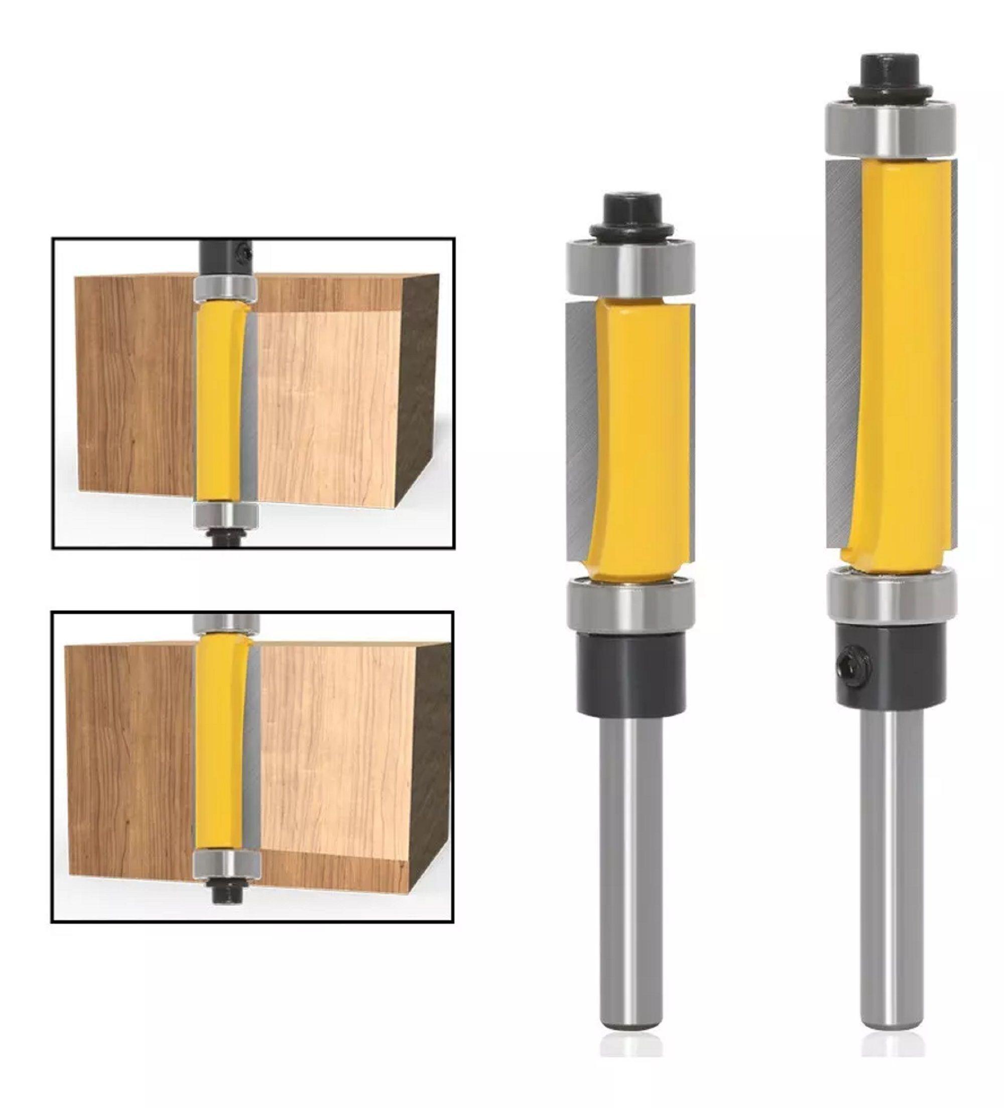 Fresa Madera Copiadora Toma 1/4 Doble Rodamiento-2