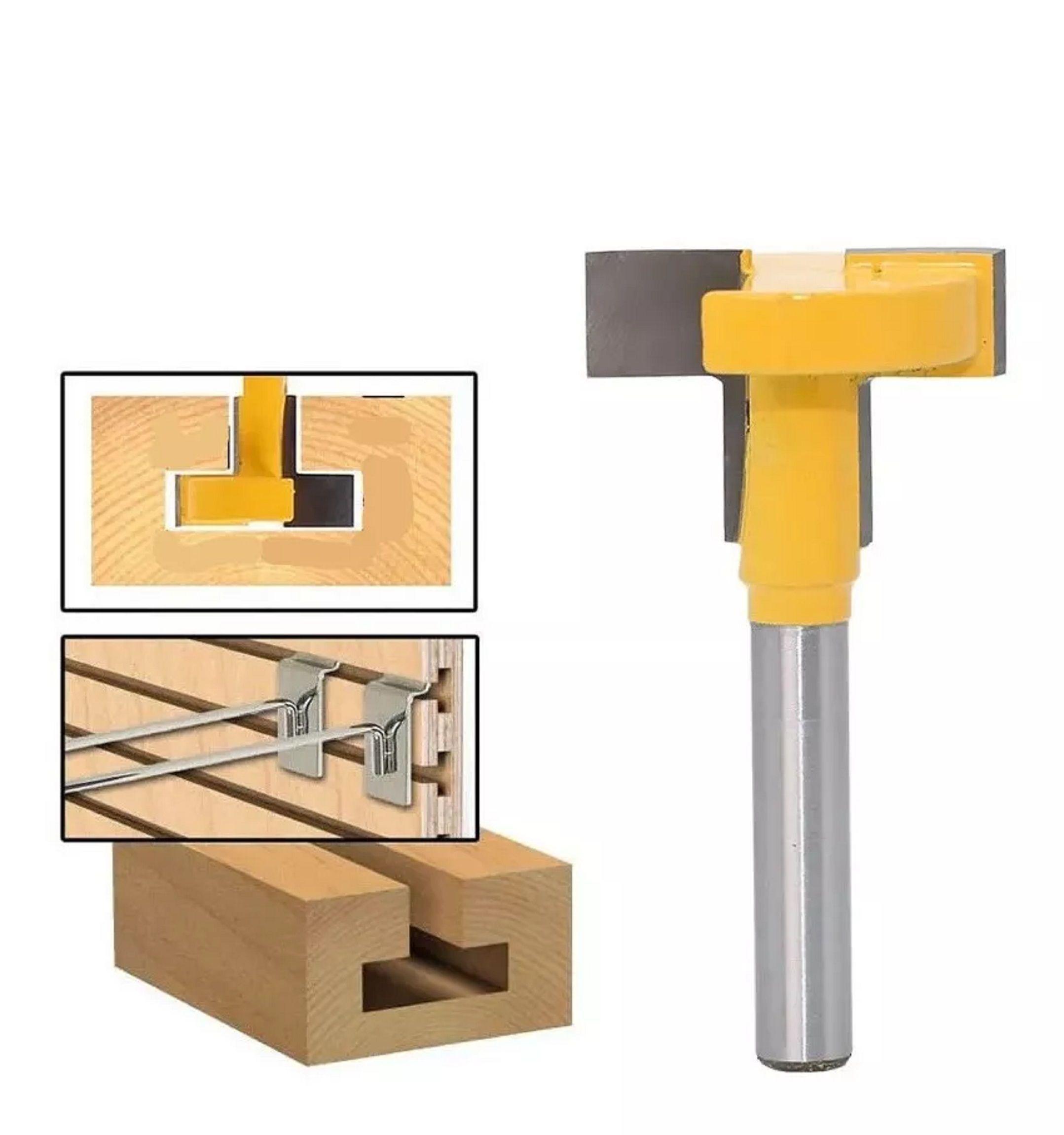 Fresa Madera Ranurar Panel Vástago ¼-0