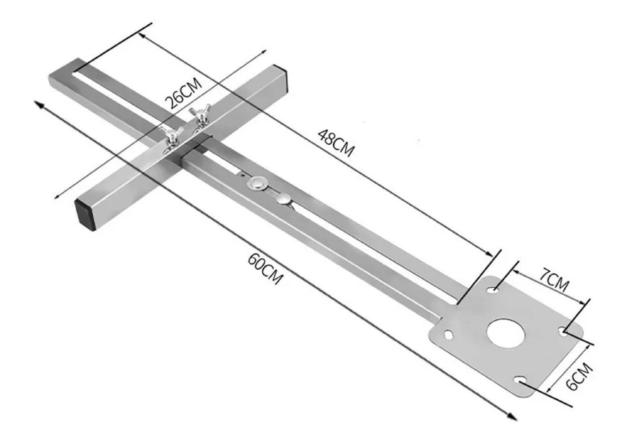 Guia Corte Router Fresadora  Recto Y Circulo-3