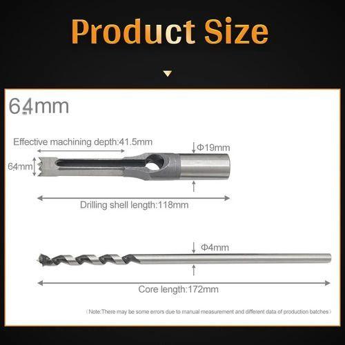 Broca Para Agujeros Cuadrados Hss 6.4mm-1