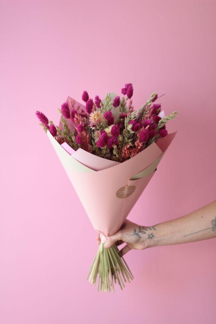 Flores secas-Ramo Fucsia-1