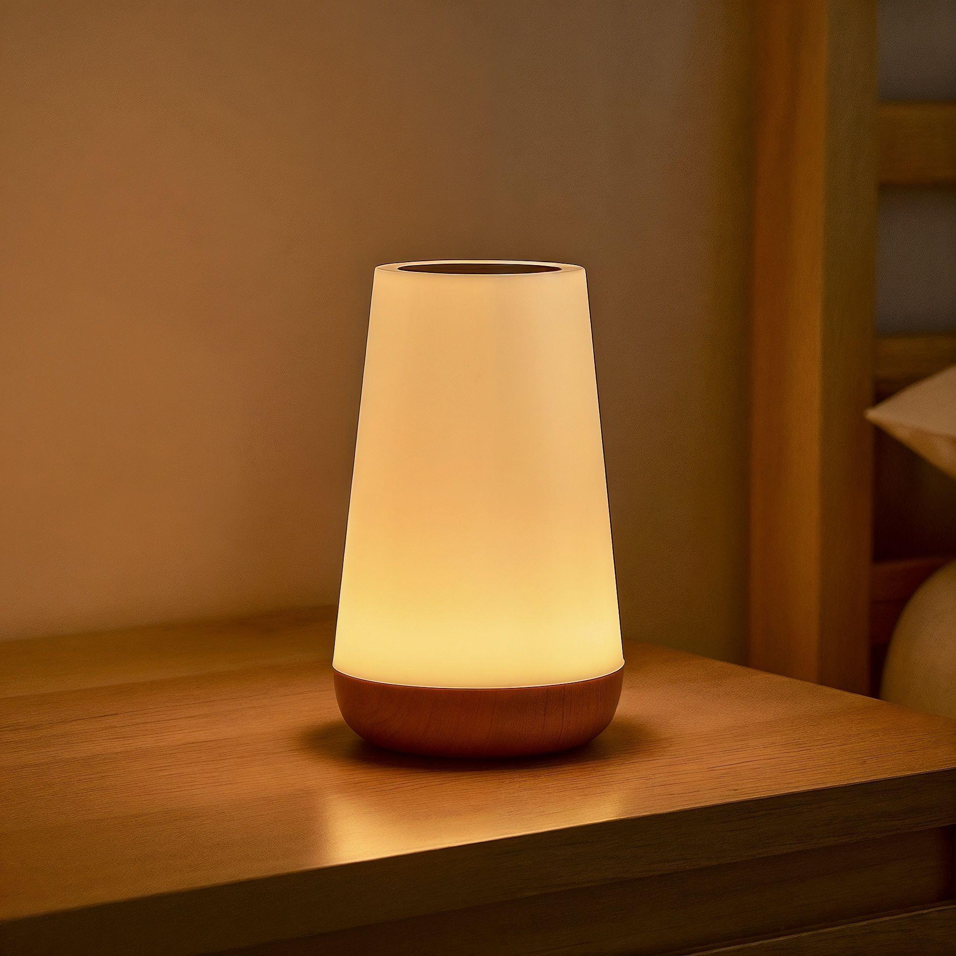 Lampara Portatil De Mesa Velador Con Control Remoto-2