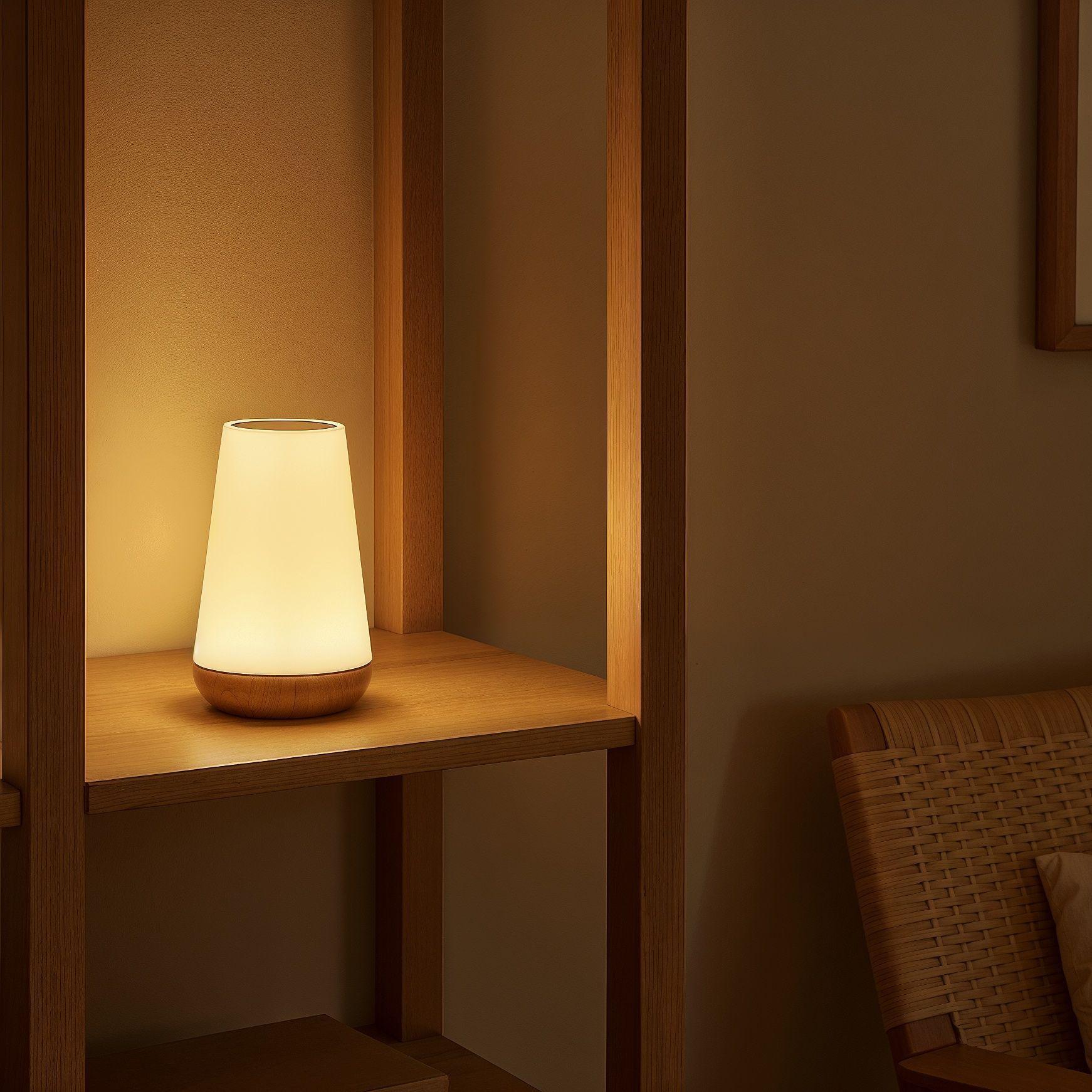 Lampara Portatil De Mesa Velador Con Control Remoto-1