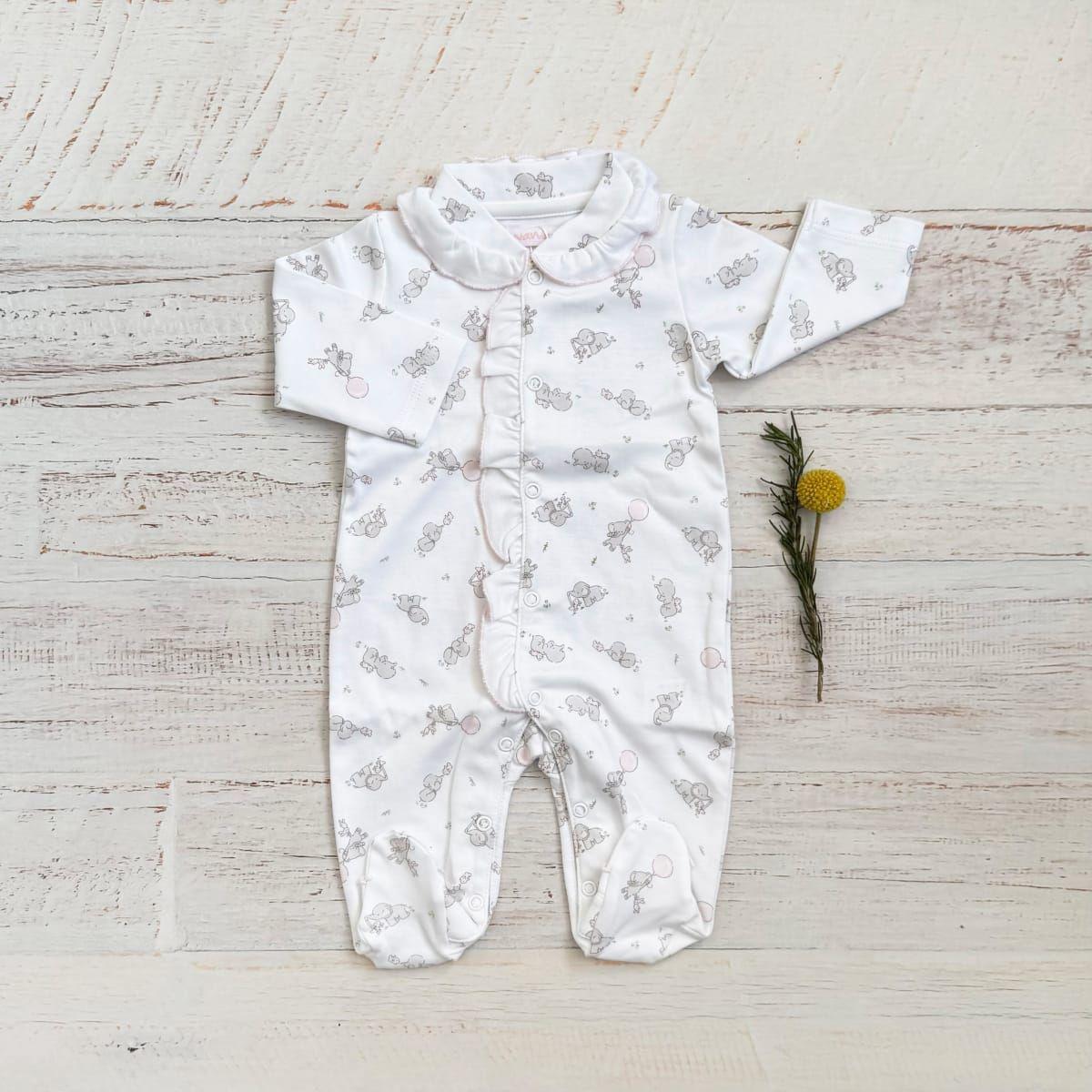 Enterito Elefante Wawa Rosado Algodón Pima-1