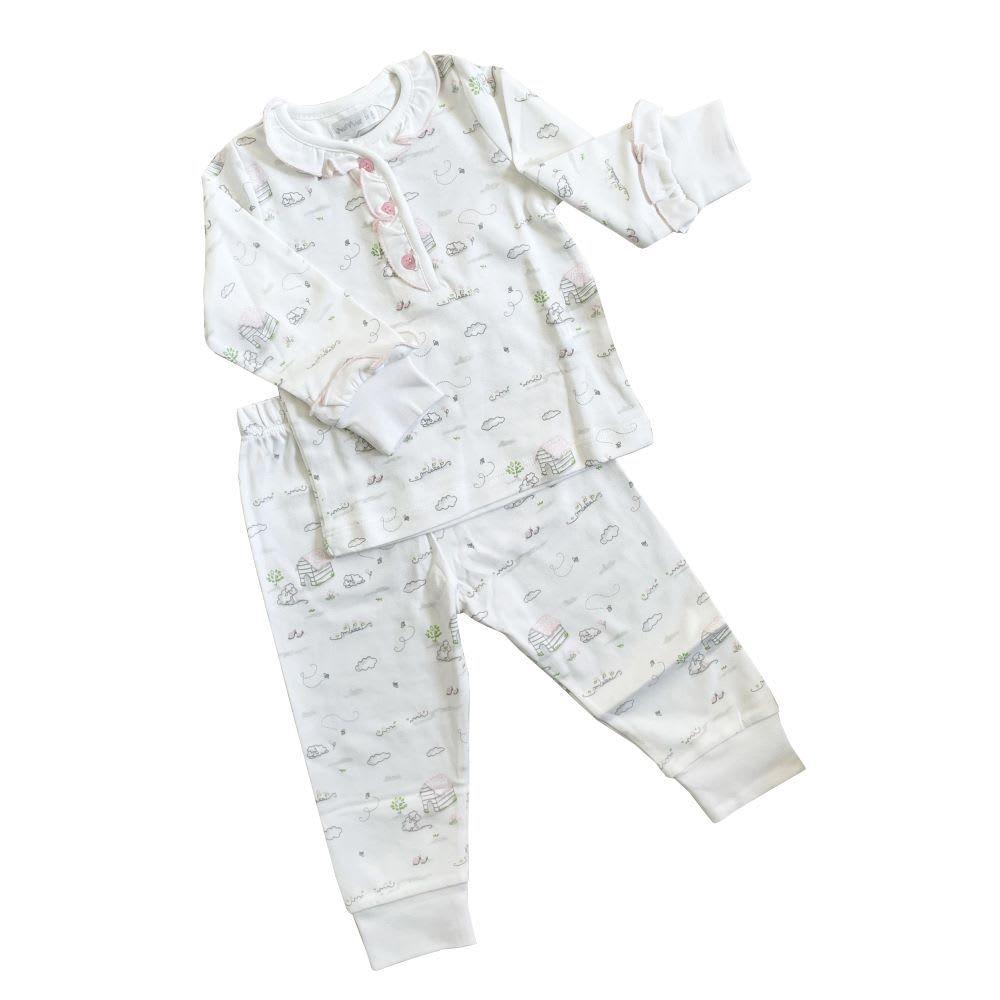 Pijama Niña Manga Larga 2 Piezas-0