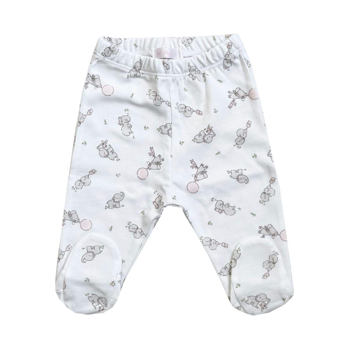 Pantalón Elefante Wawa Rosado Algodón Pima-0