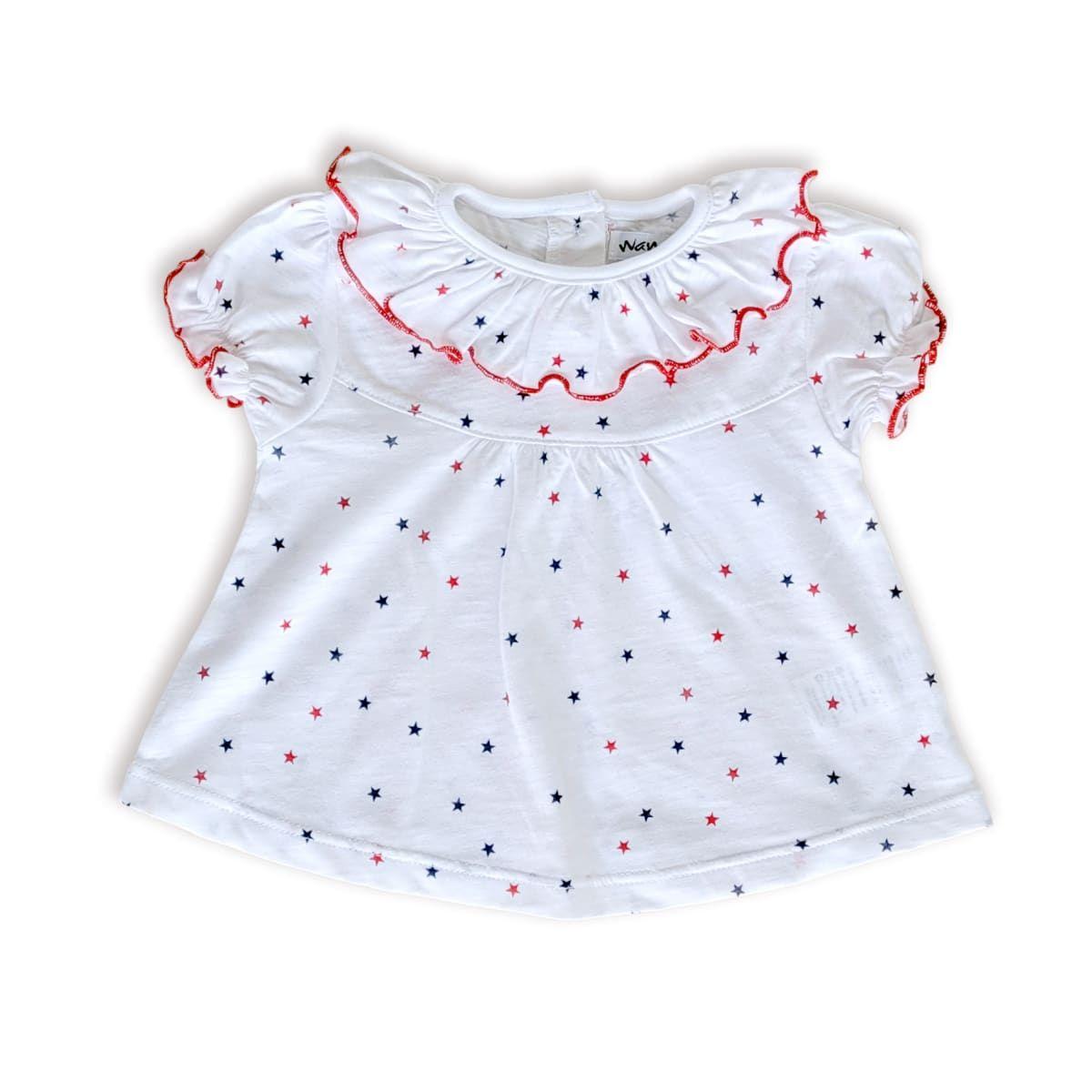 Blusa Niña Bebe M/C Sky-0