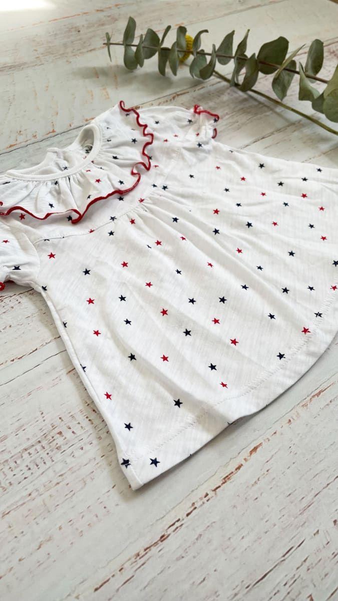 Blusa Niña Bebe M/C Sky-2
