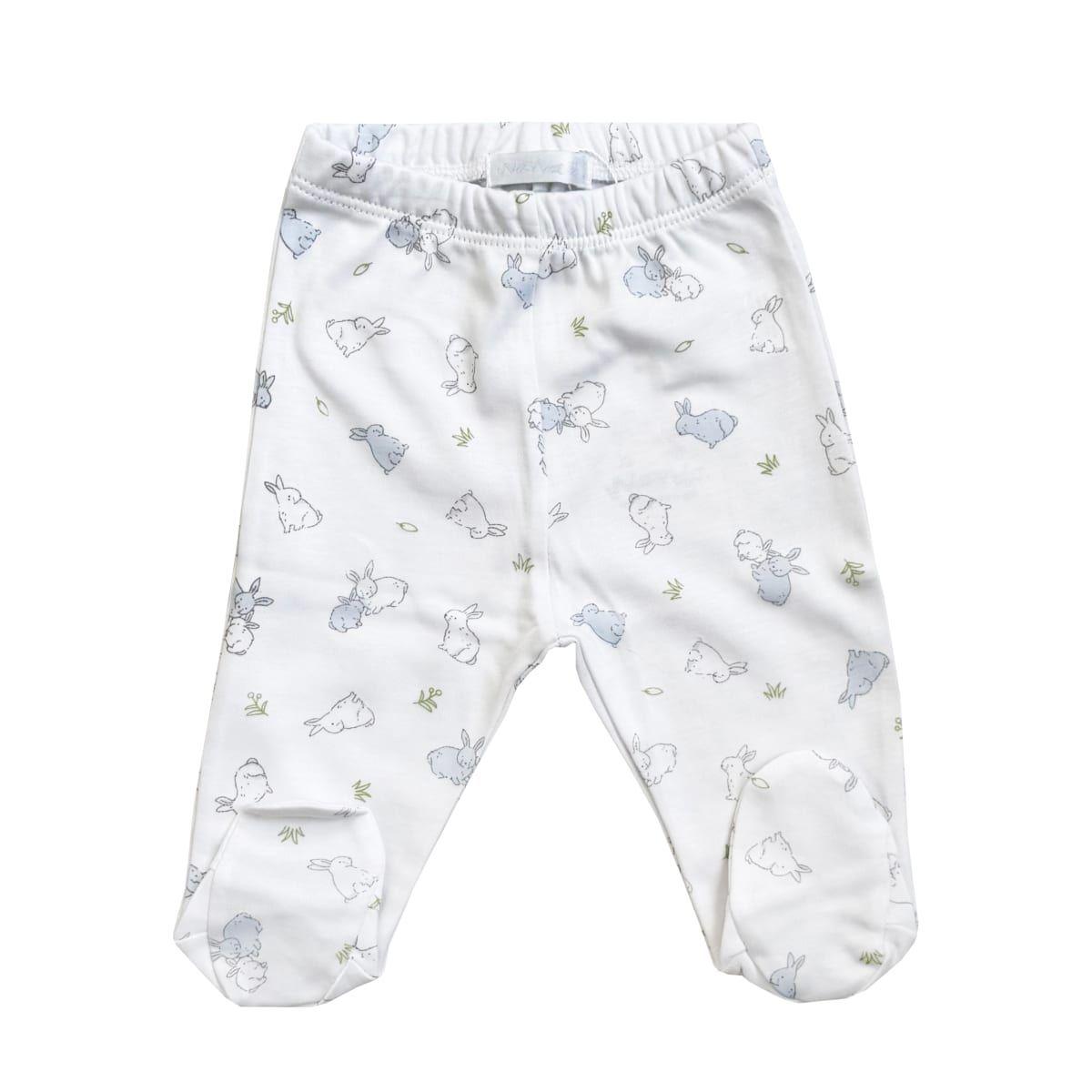 Pantalón Conejo Wawa Celeste Algodón Pima-0