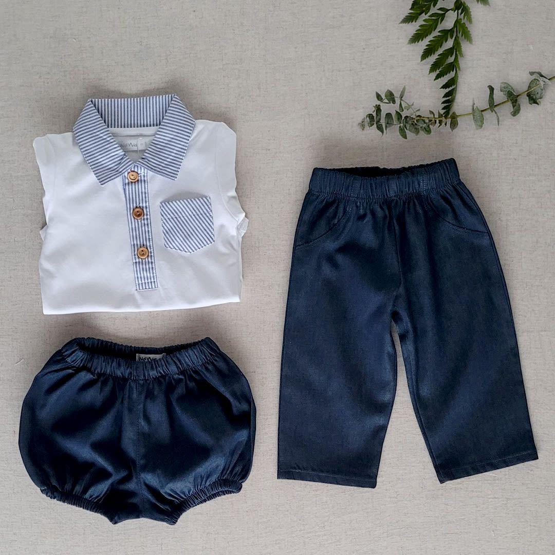 Pantalón Niño Azul Denim Erick Kids-1