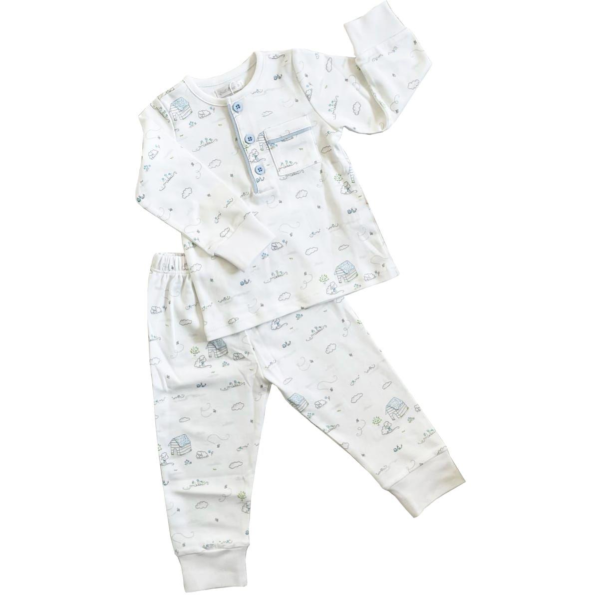 Pijama Niño Manga Larga 2 Piezas-0
