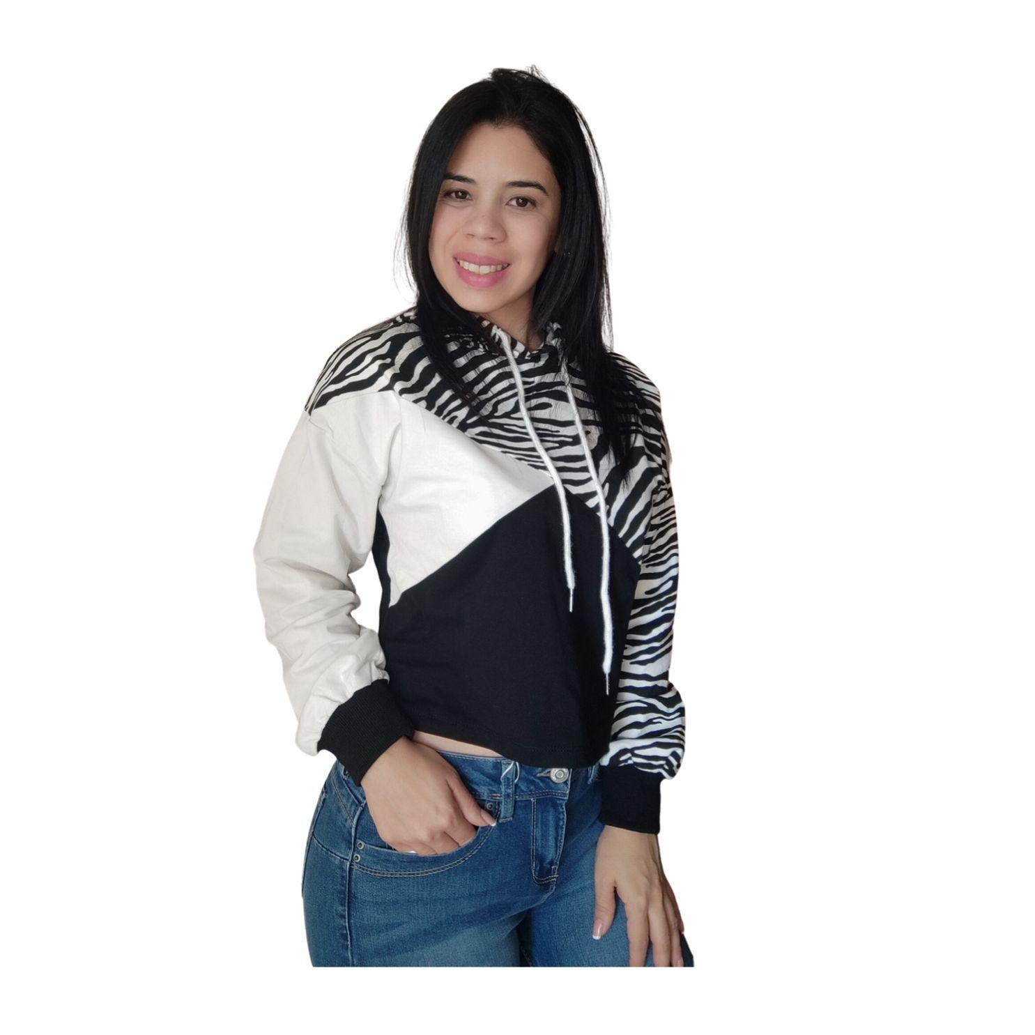 Sweater con Capucha  Animal Print-0