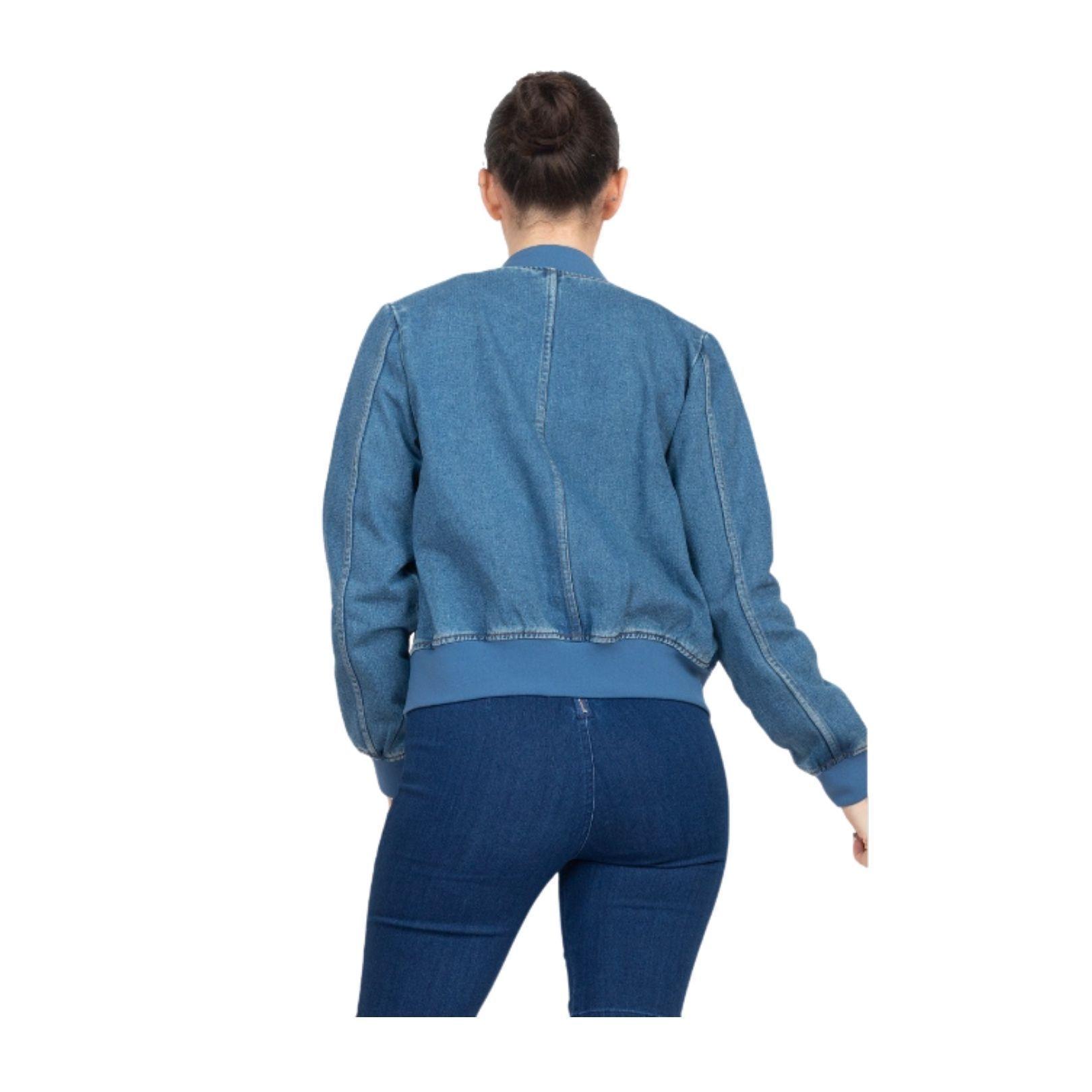 Chaqueta de Jeans con Cierre -3