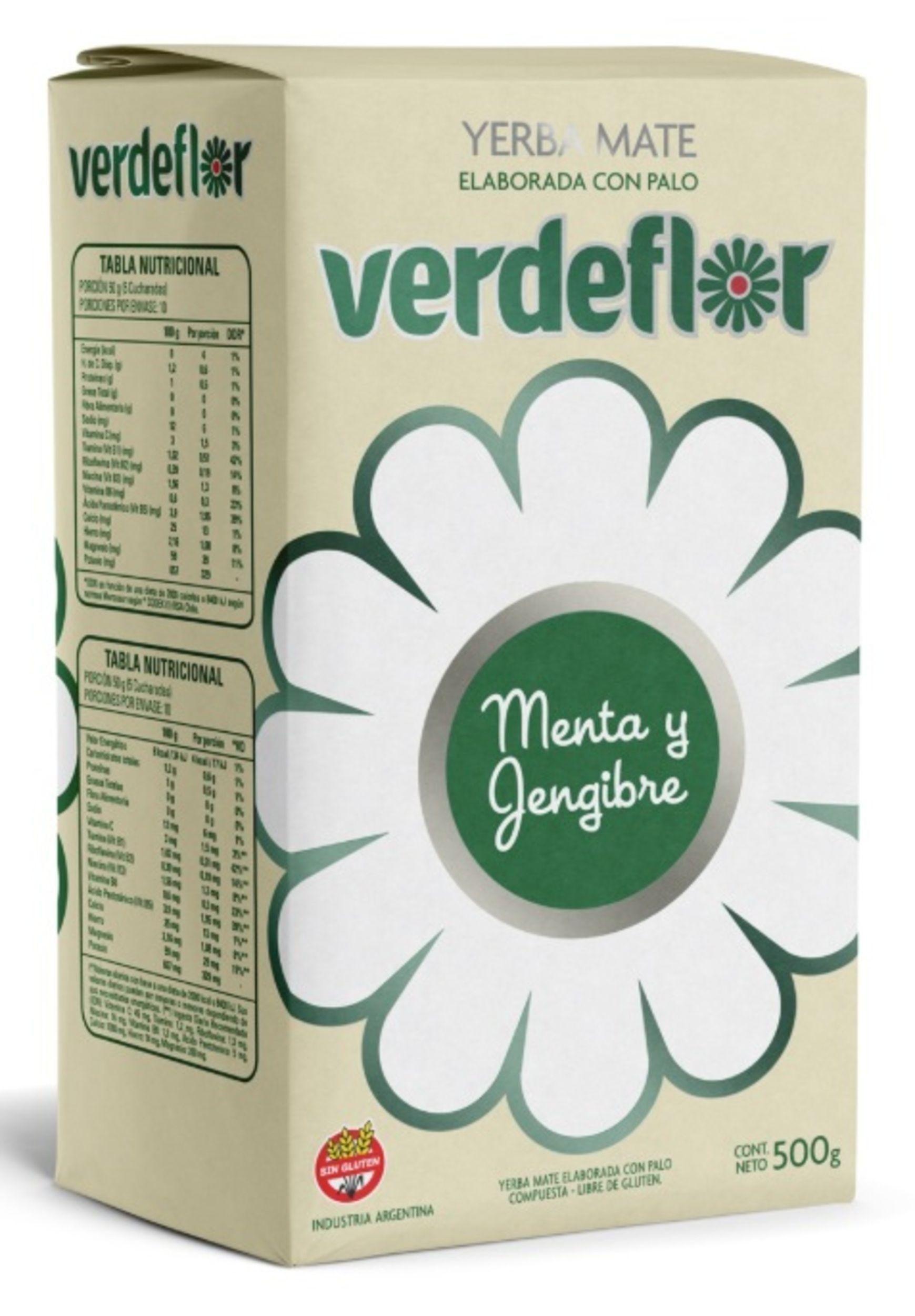 PACK 3 VERDEFLOR MENTA JENGIBRE 500G C/U-1