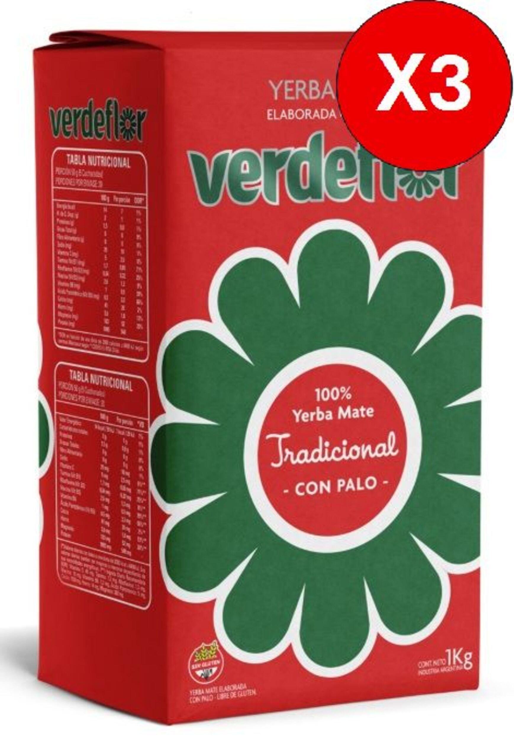 PACK 3 VERDEFLOR TRADICIONAL 500G C/U-0
