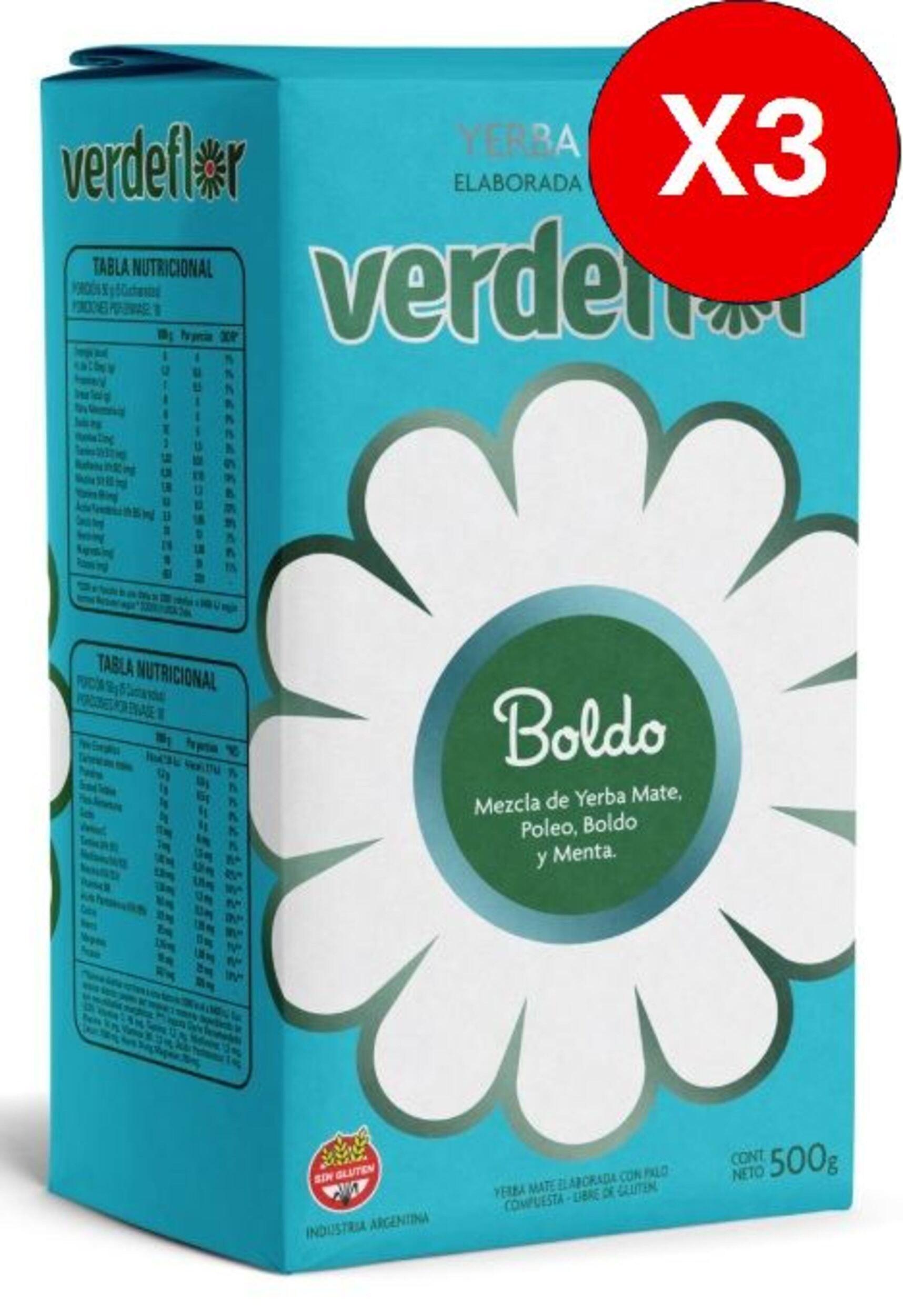 PACK 3 VERDEFLOR BOLDO 500G C/U-0