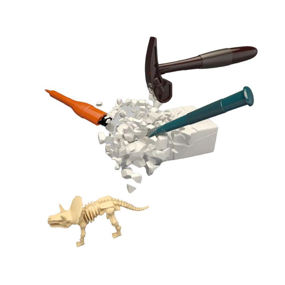Juego de Excavación Fósiles Dinosaurio 6en1 con Herramientas-2