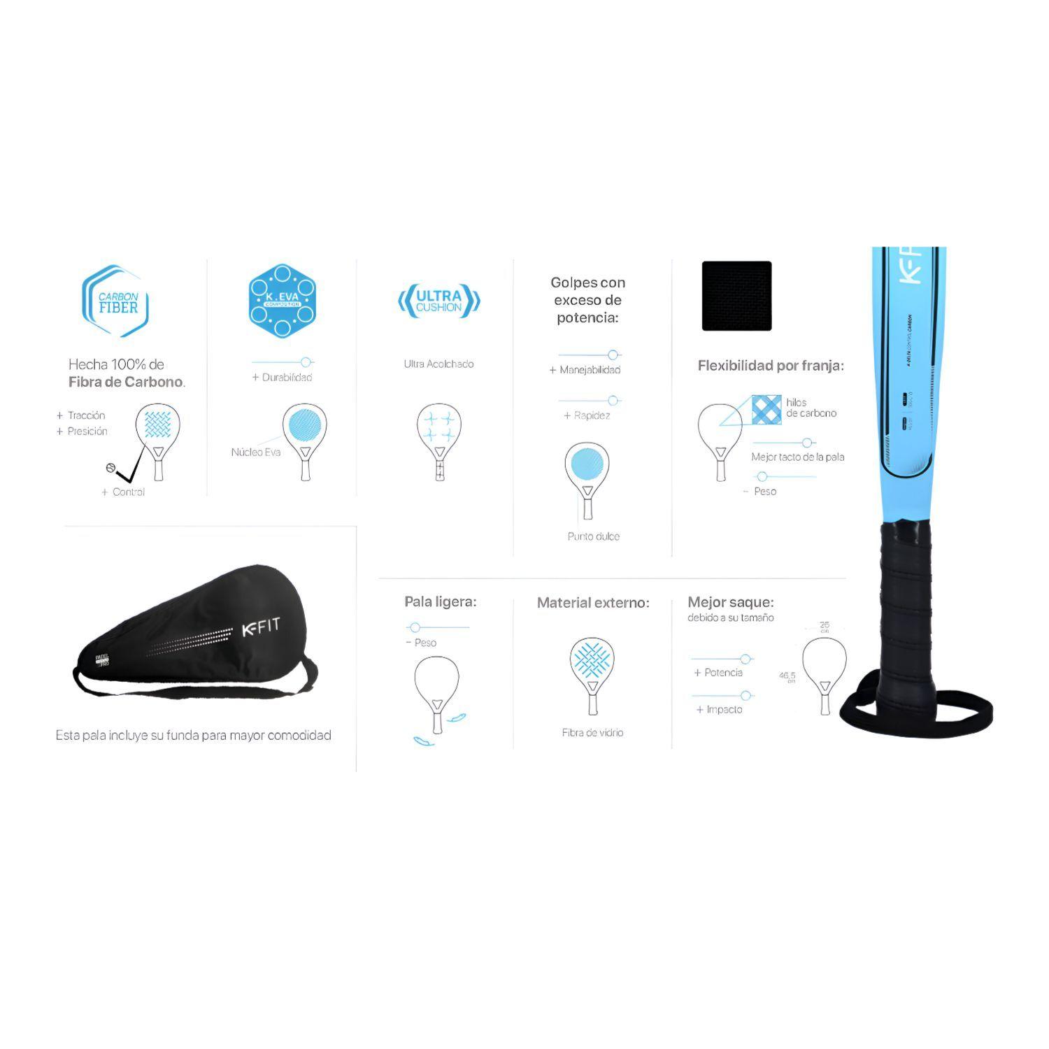 Pala Padel K-Delta Control Carbon-R6188-6