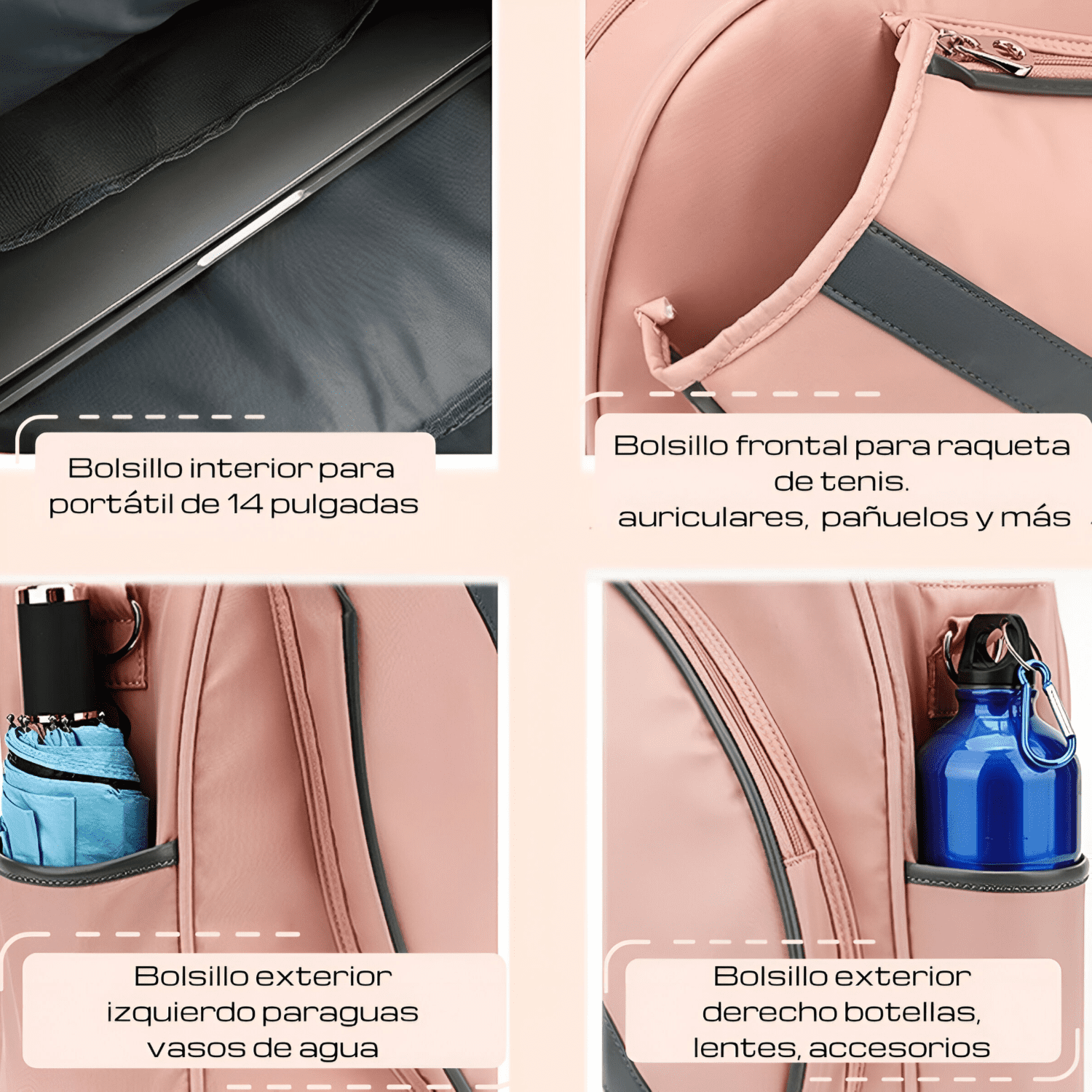Bolso de Padel Elda Rosado-R6311-5