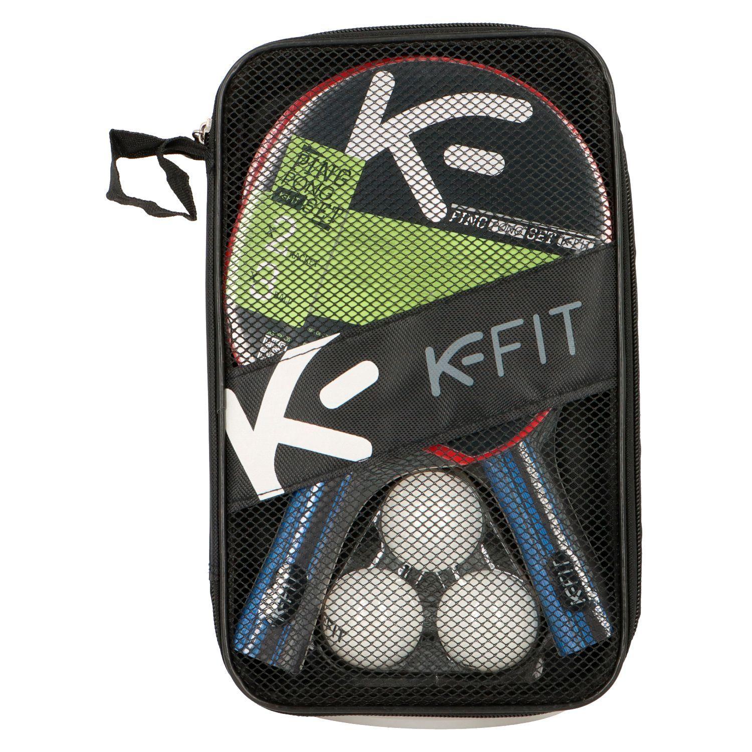 Set de 2 Paletas de Ping Pong + 3 Pelotas K-FIT-R6456-6