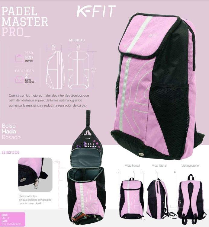 Mochila de Padel Hada Rosado-R6314-3