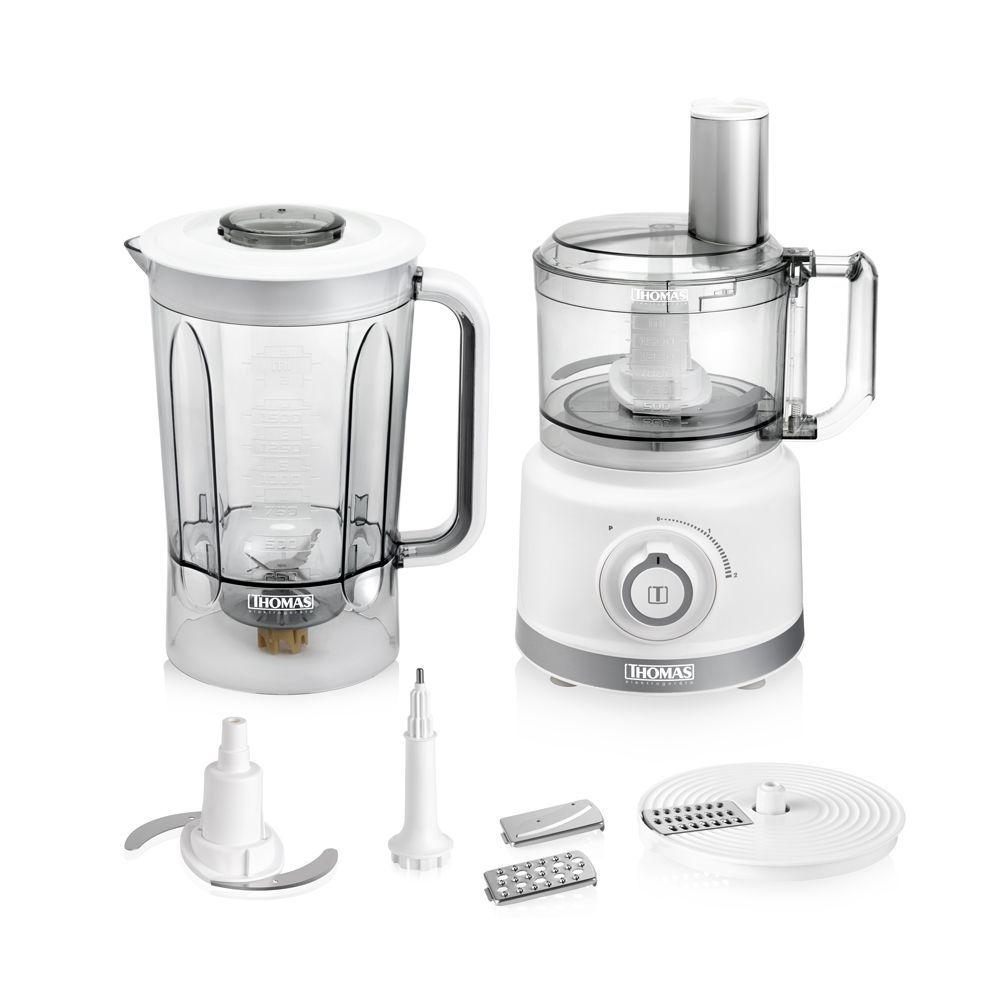 Licuadora Y Procesadora De Alimentos Thomas Th-9170b Color Blanco-0