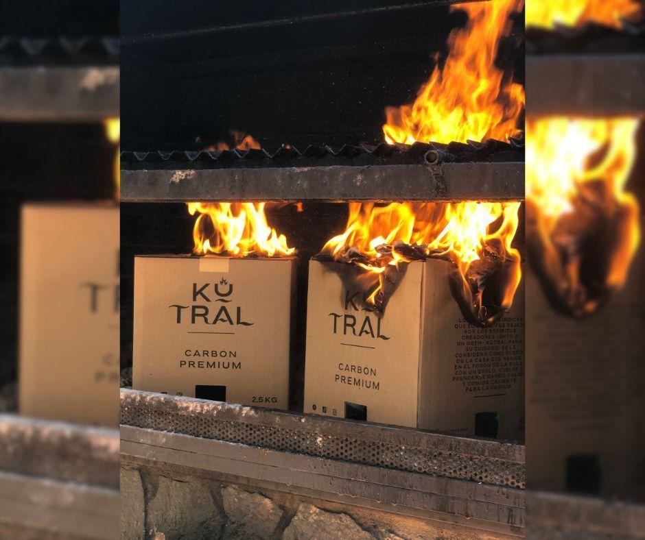 Carbón Kutral 2.5 Kg Encendido Automático Quebracho Blanco-5