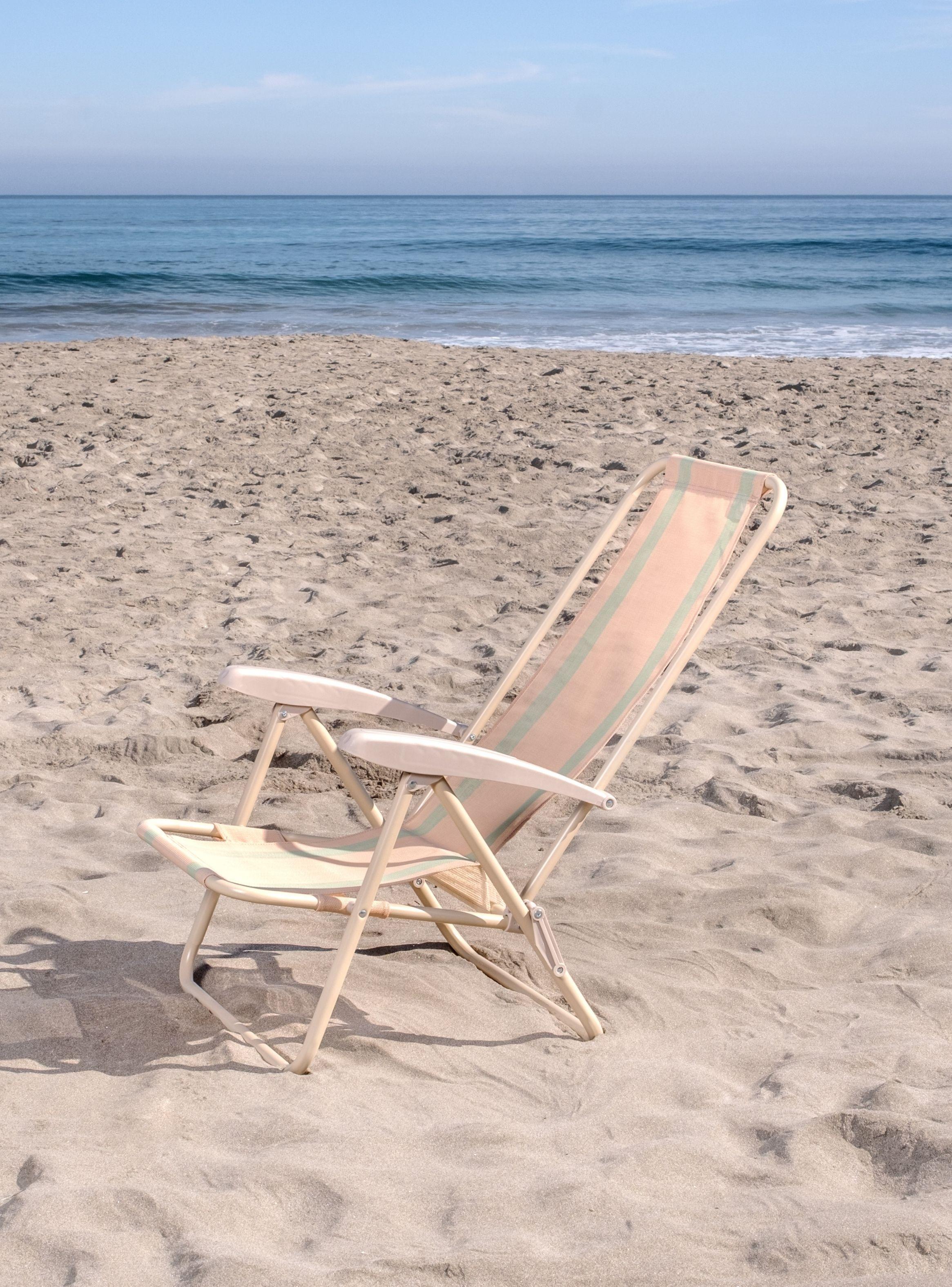 Silla plegable verde agua con 5 posiciones washable-3