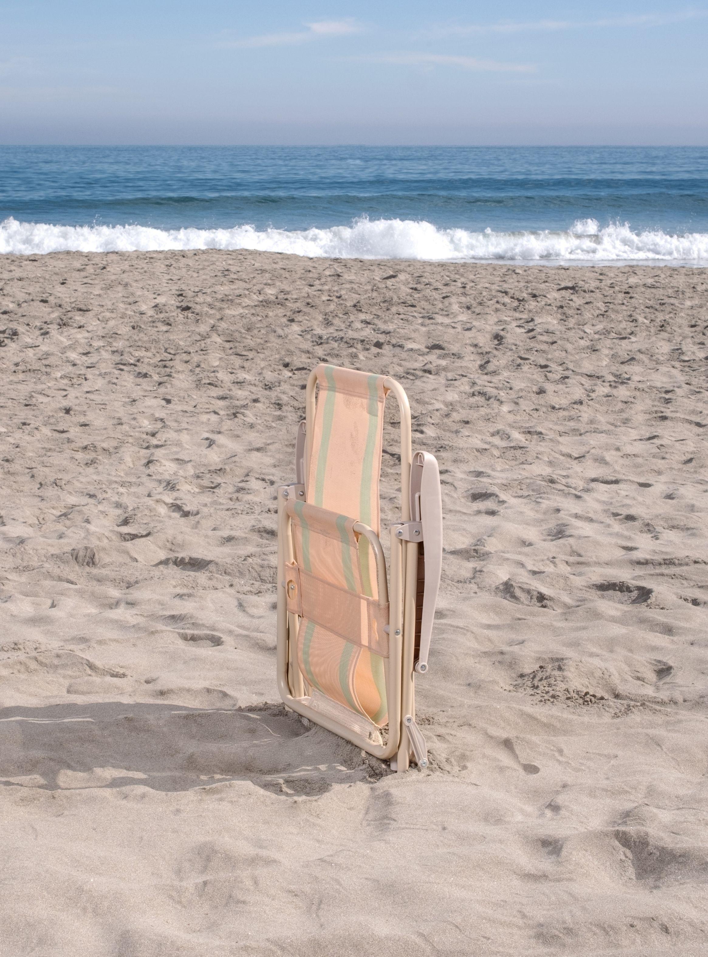 Silla plegable verde agua con 5 posiciones washable-5