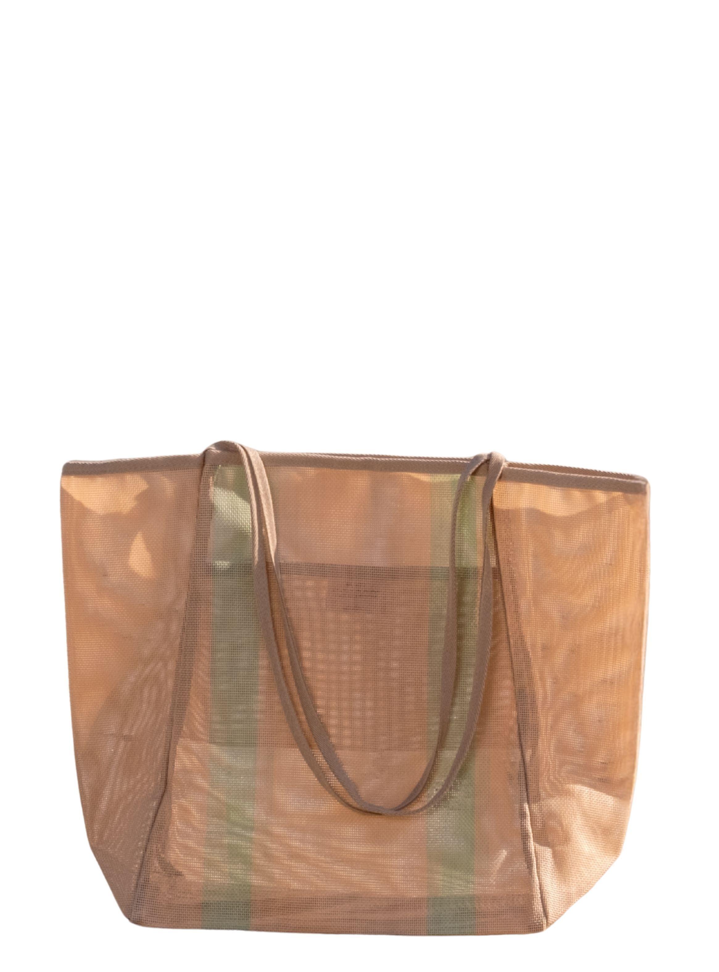 Bolso de playa verde menta washable-0