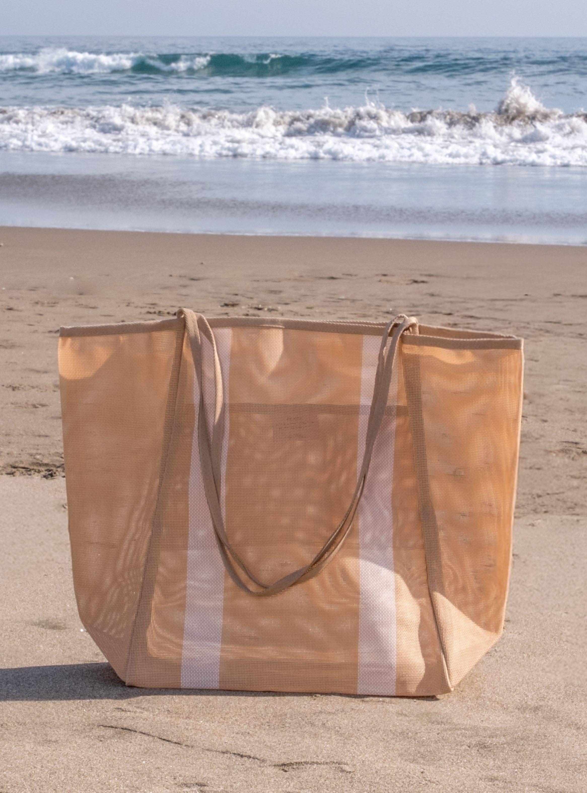 Bolso de playa blanco washable-2