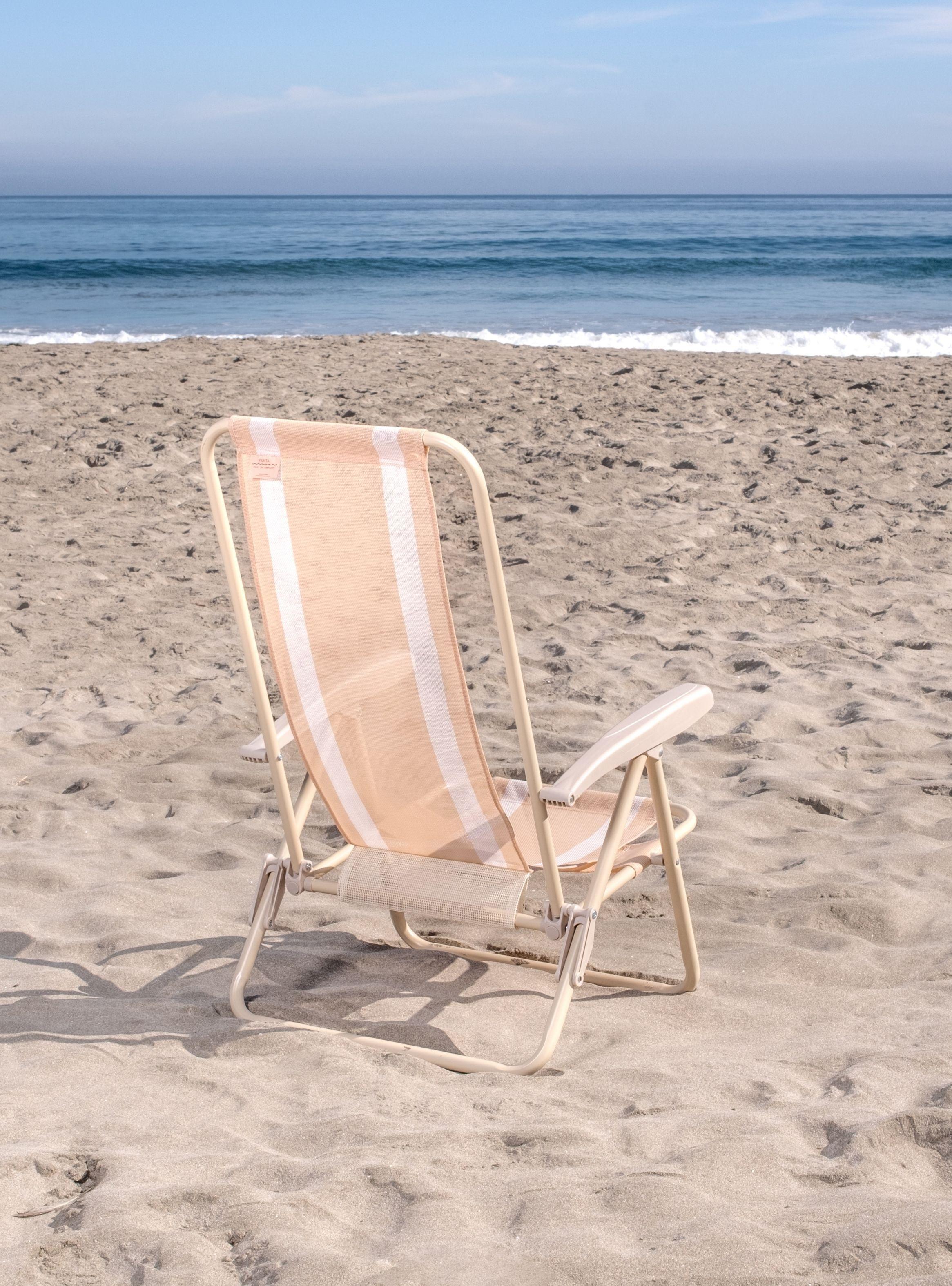 Silla plegable blanca con 5 posiciones washable-2