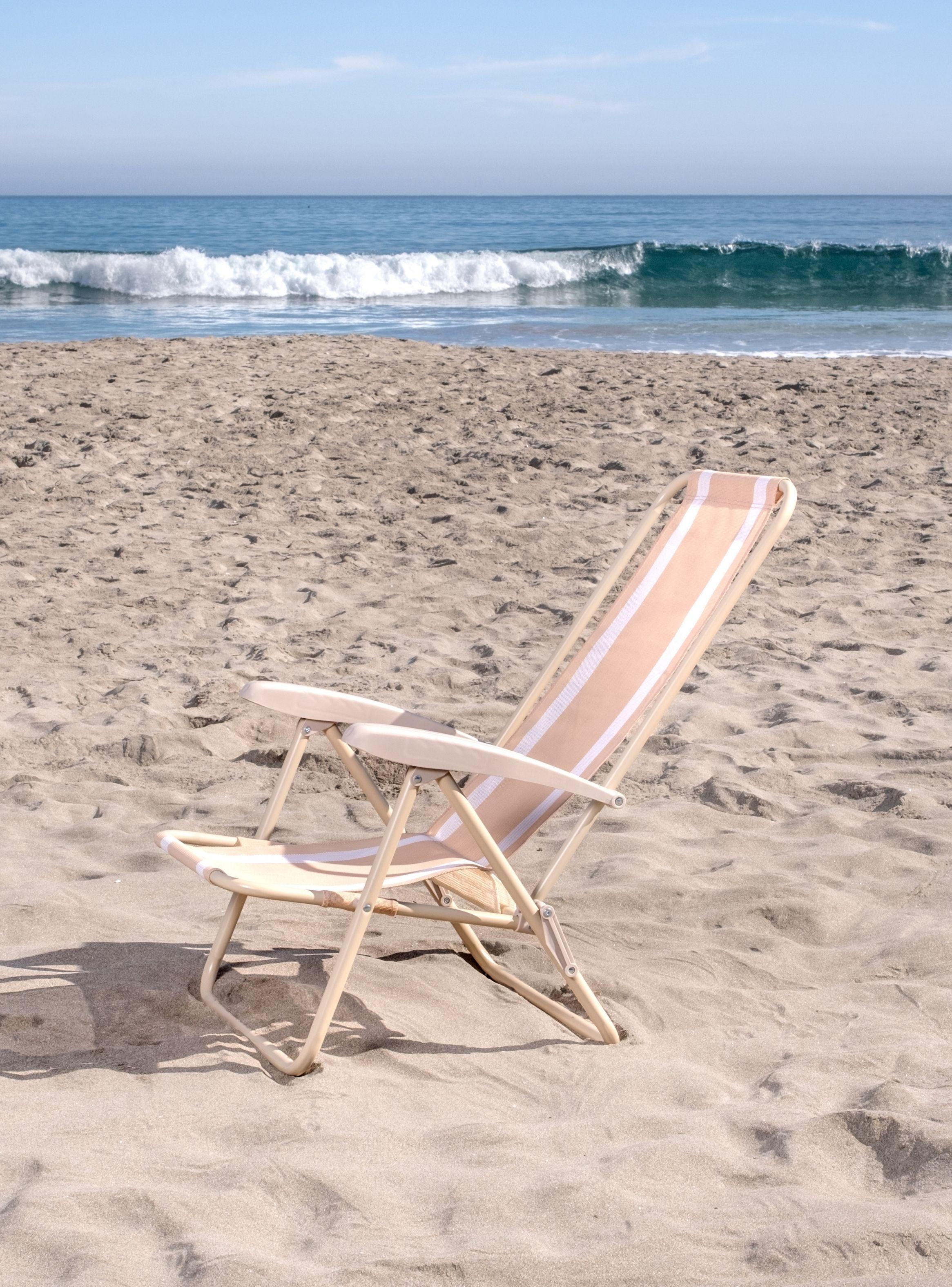 Silla plegable blanca con 5 posiciones washable-4