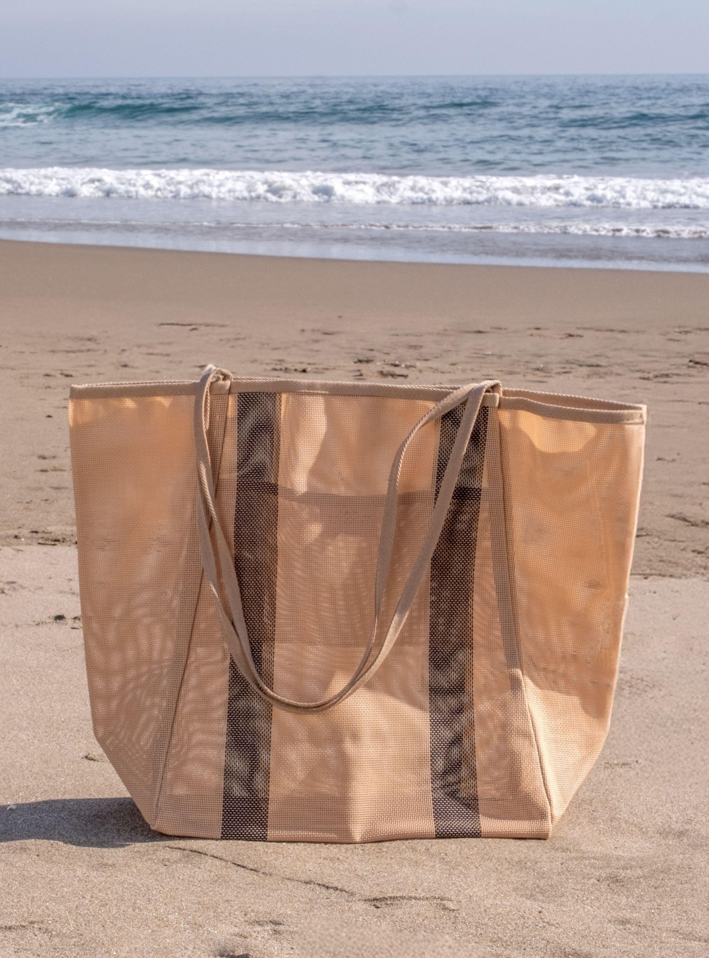 Bolso de playa negro washable-2