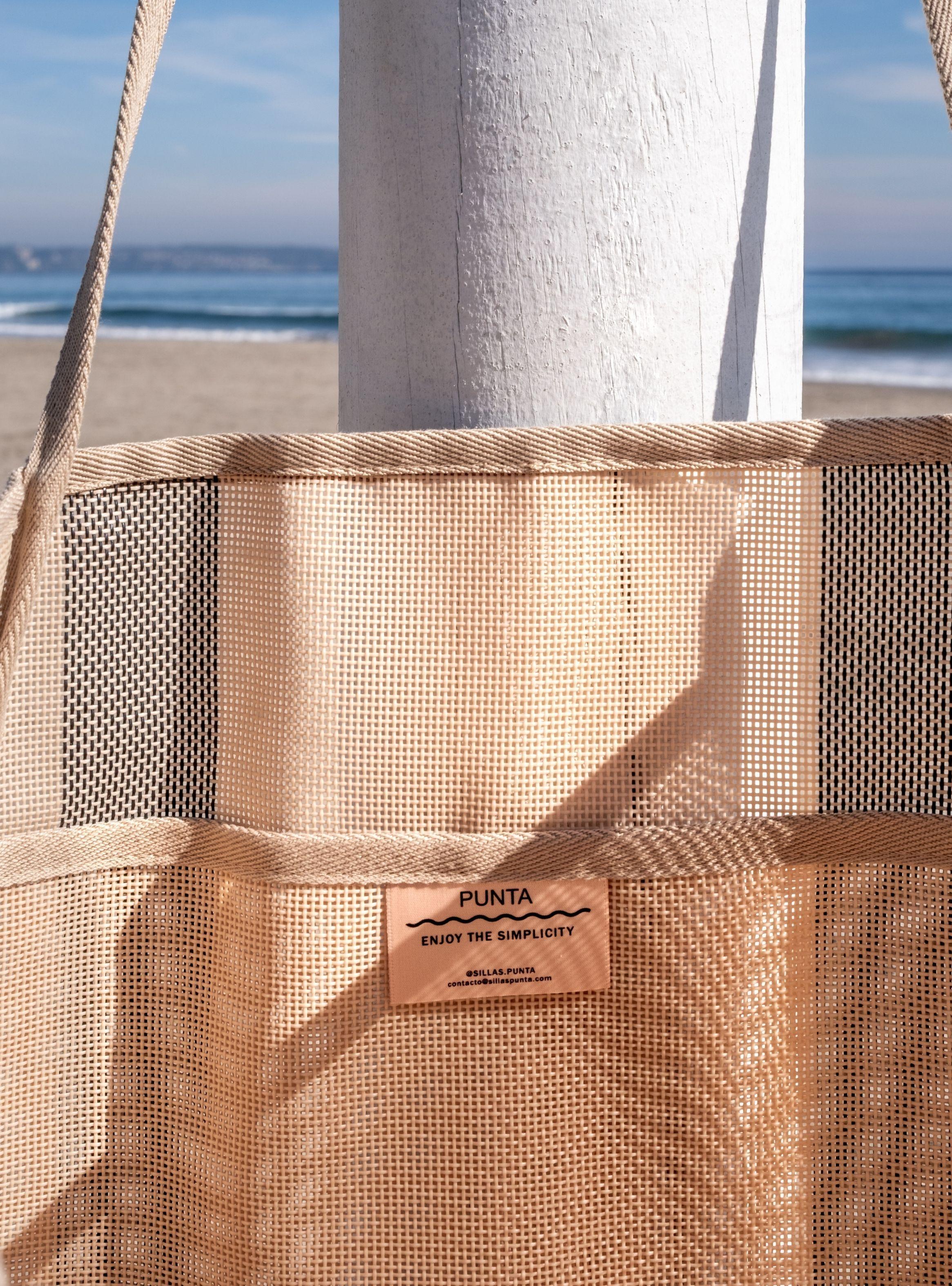 Bolso de playa negro washable-3