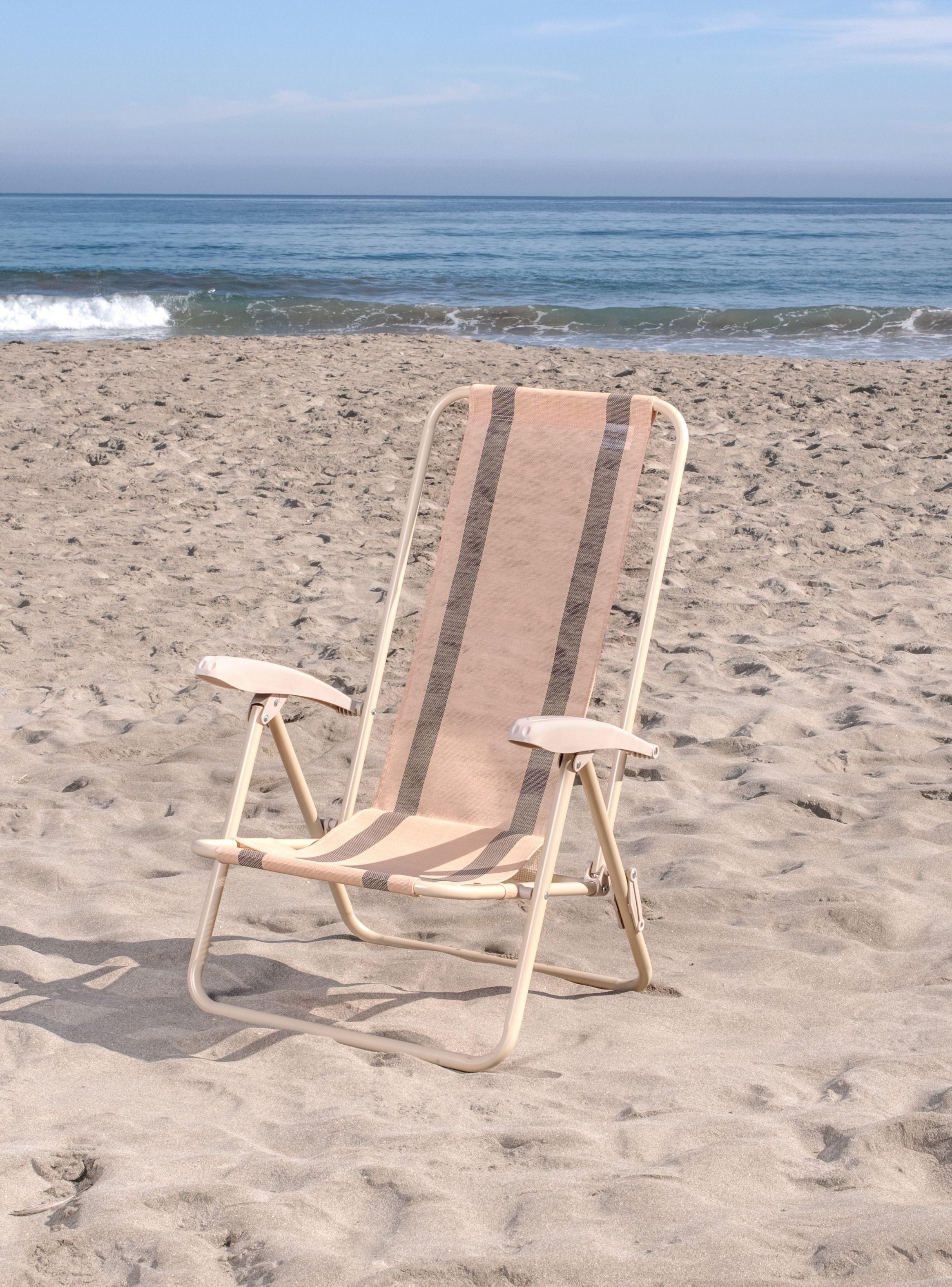 Silla plegable negra con 5 posiciones washable-3