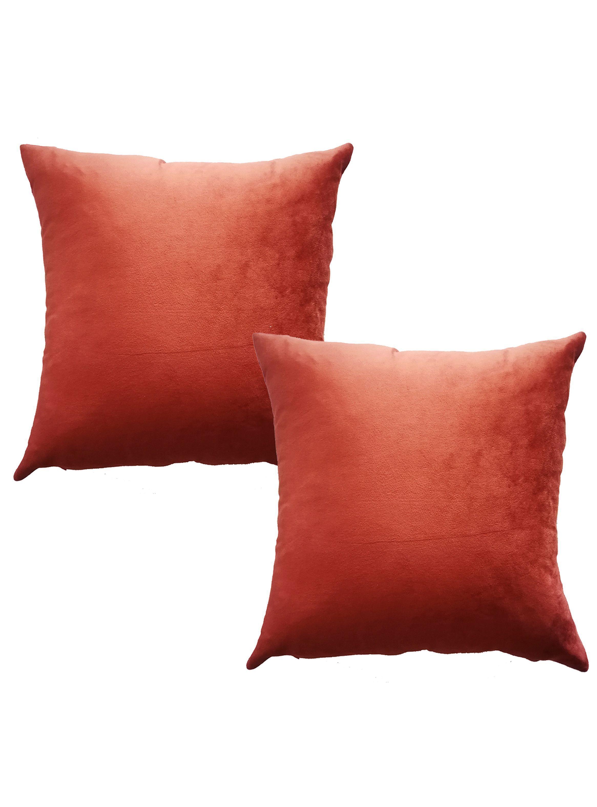 Pack Cojines Velvet Palo Rosa 40x40 cm-0