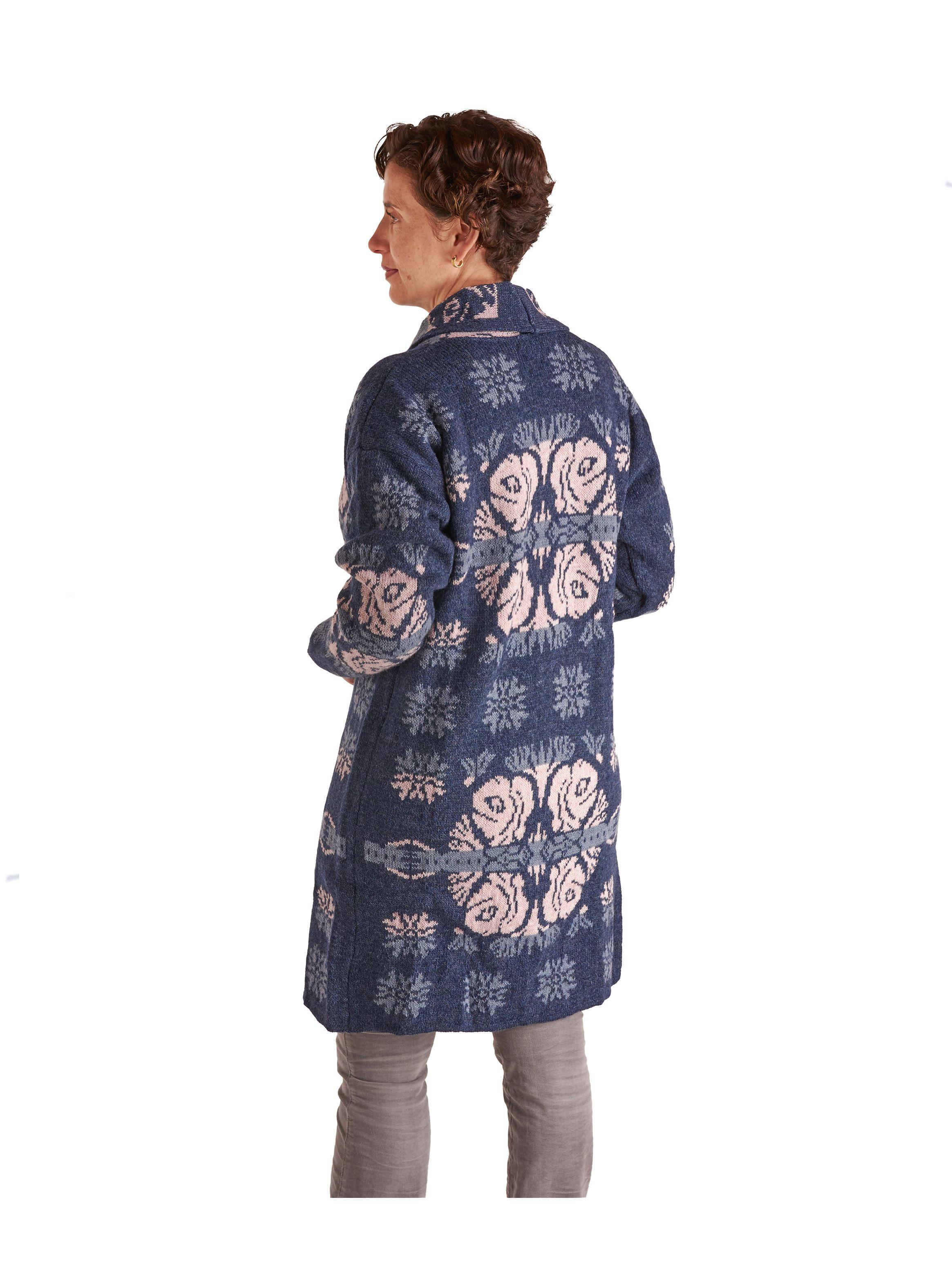 Tapado en Tejido Grueso, Jacquard de Flor.-2