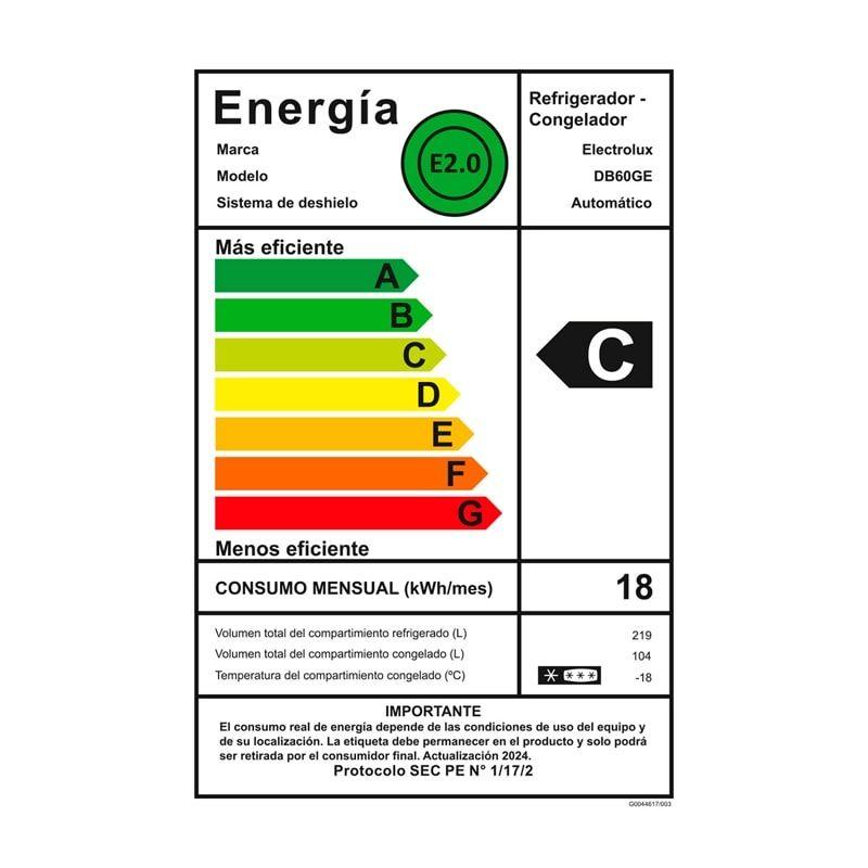 Refrigerador Electrolux DDB60GE-6