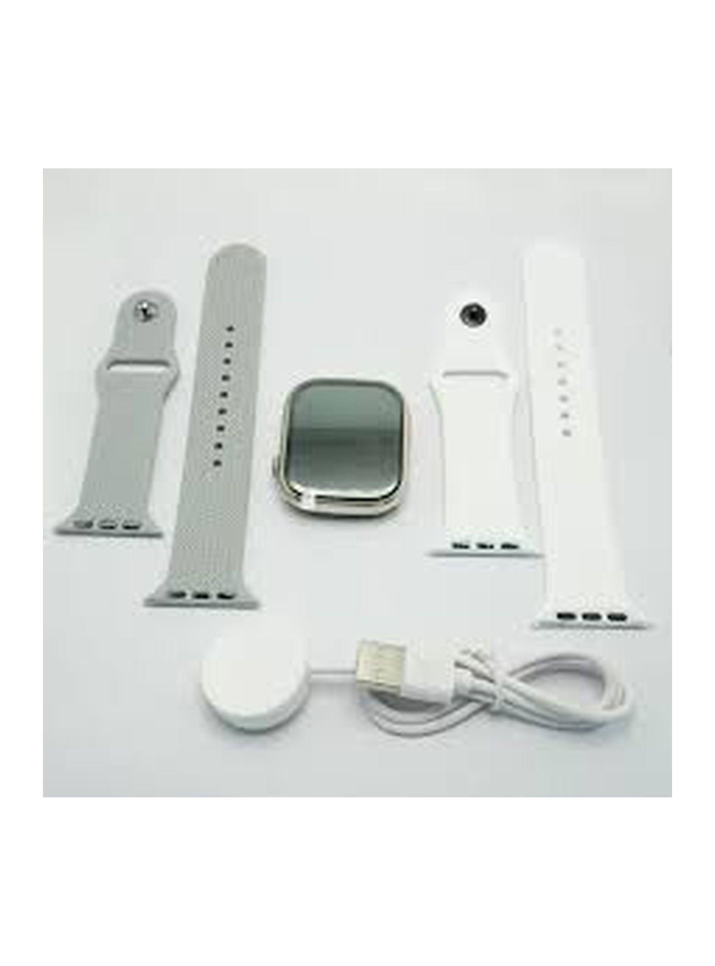 Reloj T20 Promax Samrt Watch 9 , correa Blanca y Gris-0