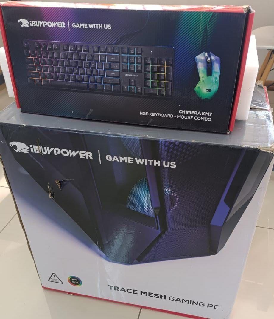 TraceMesh Gaming PC, Core i7, 32 GB,1TB, RTX4060,caja con-1