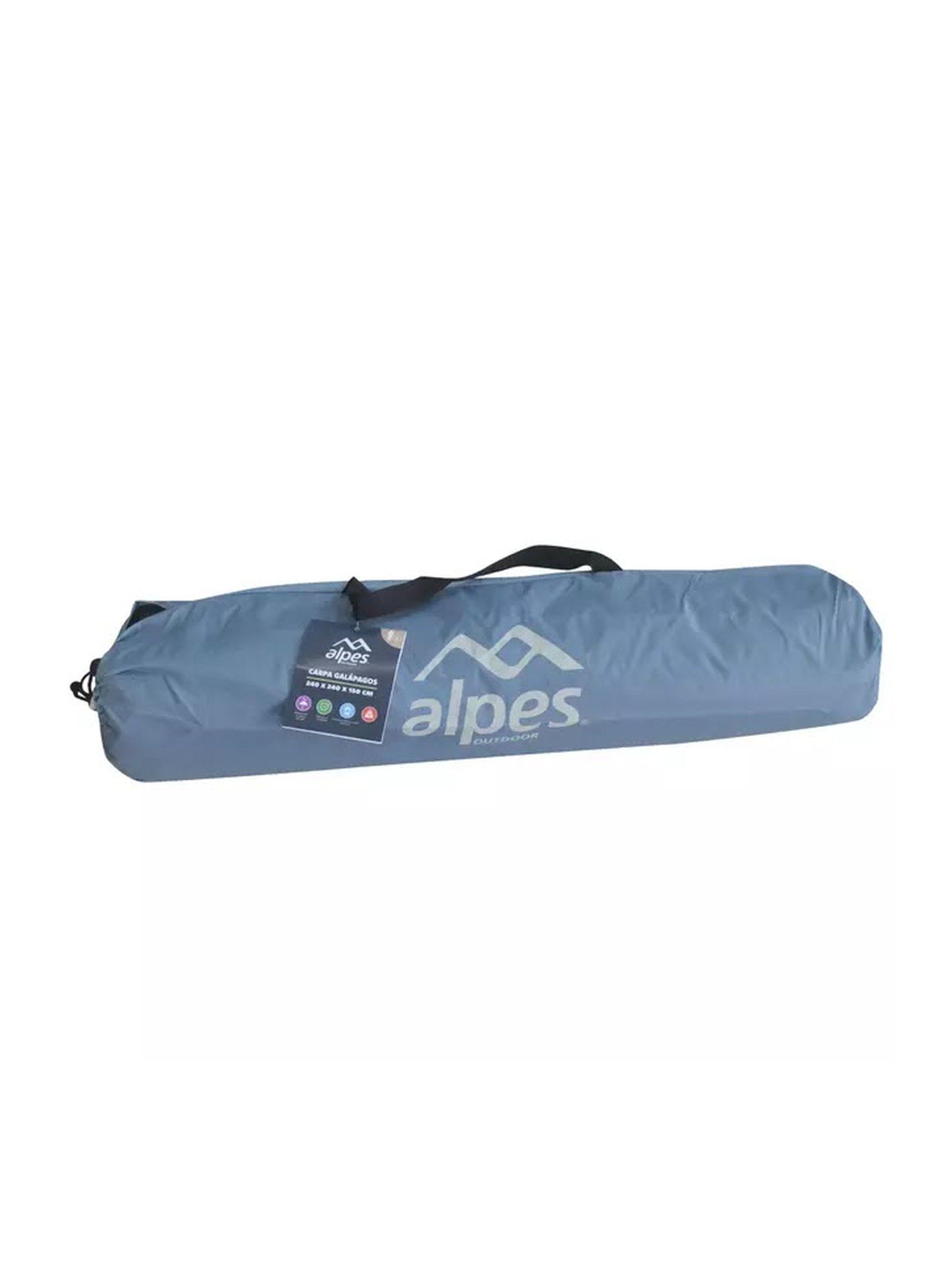 Carpa 6P Dome 240 x 240 x 150 cm Doite Galapagos Azul-4
